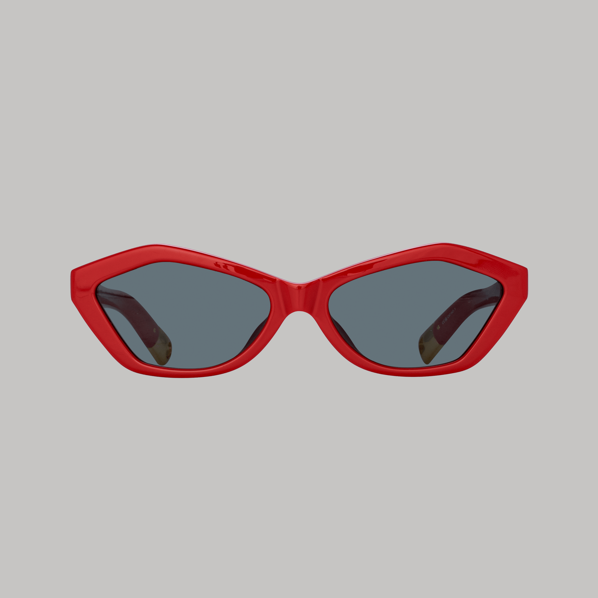 Bambino Angular Sunglasses in Red
