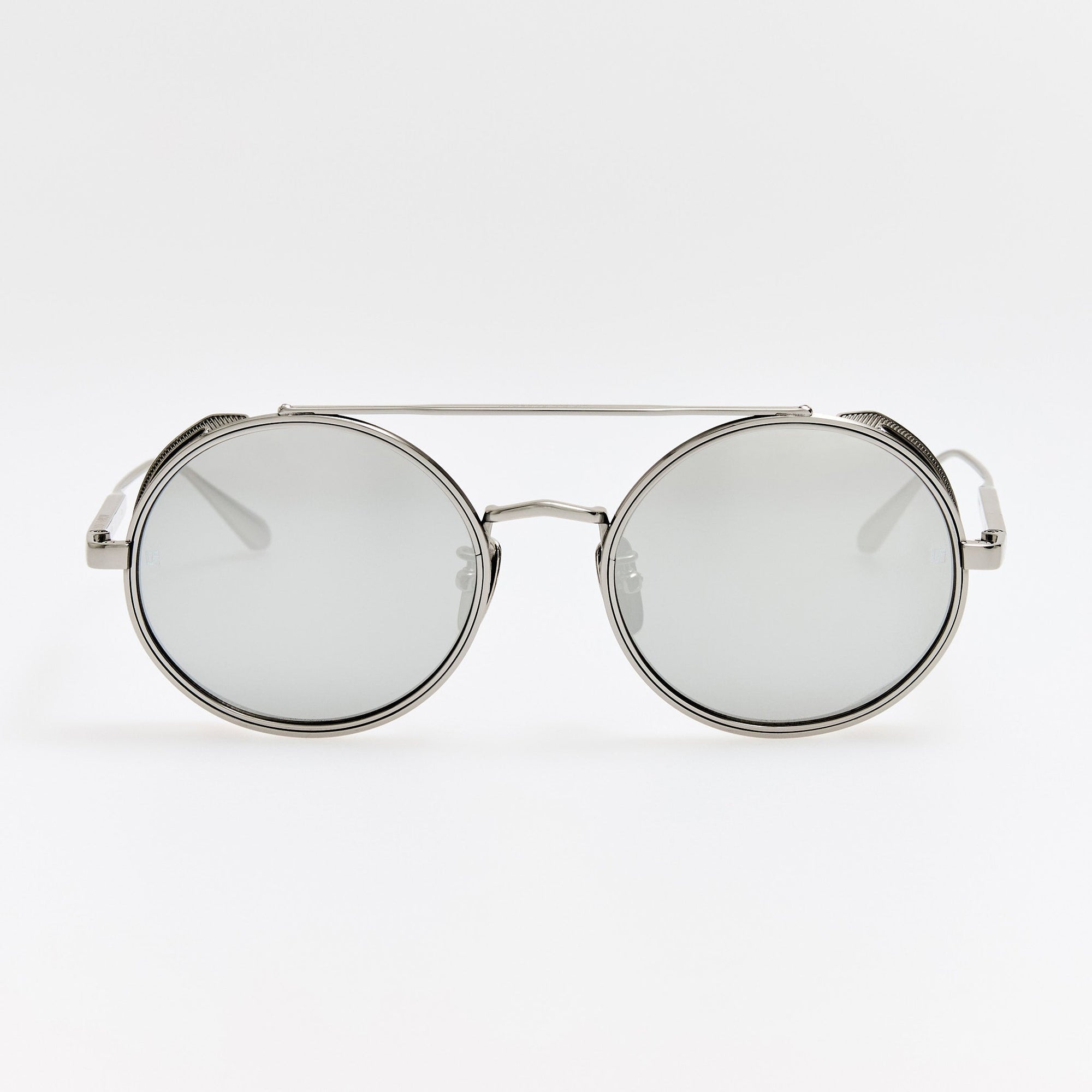 Baret Explorer Sunglasses in 22K White Gold and Platinum