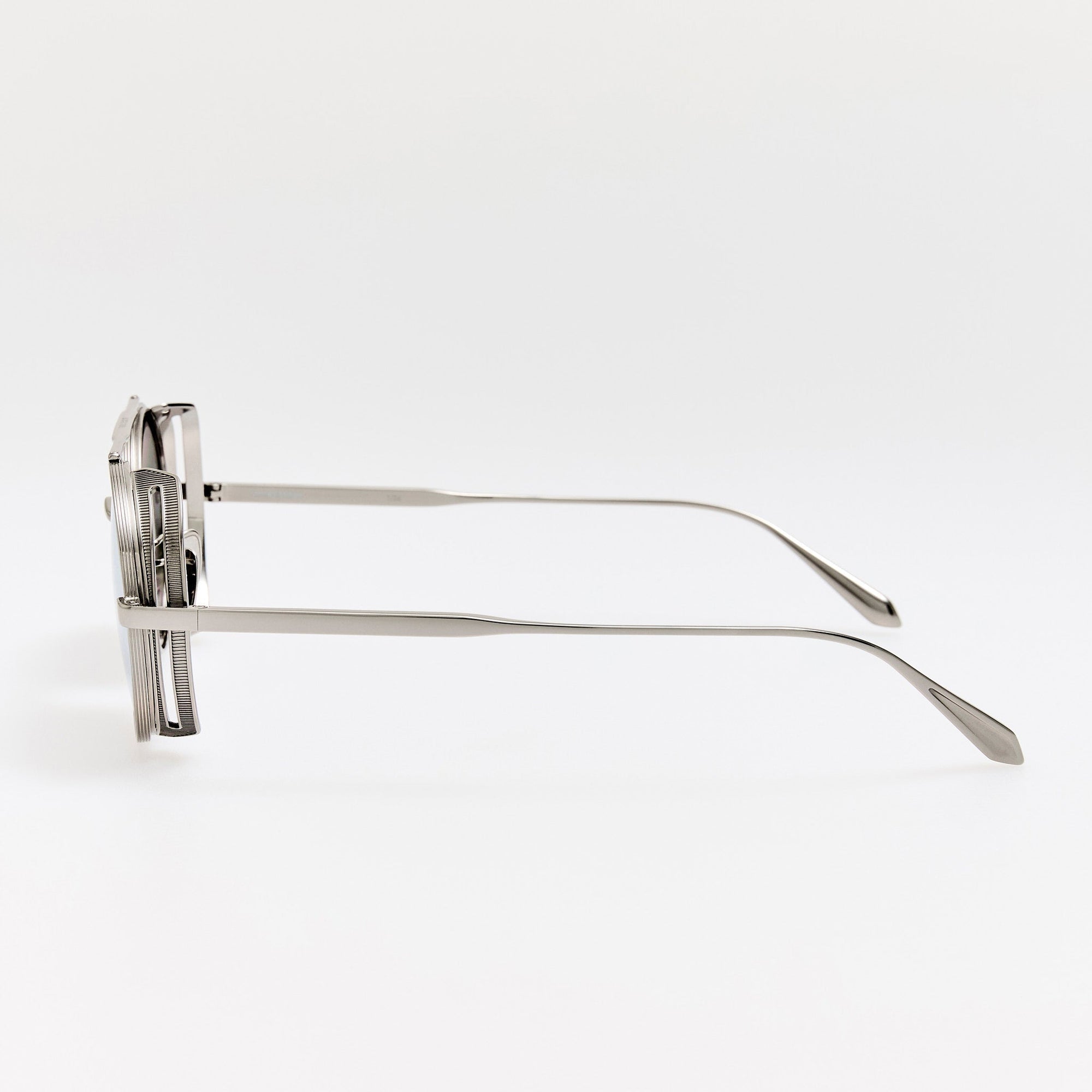 Baret Explorer Sunglasses in 22K White Gold and Platinum