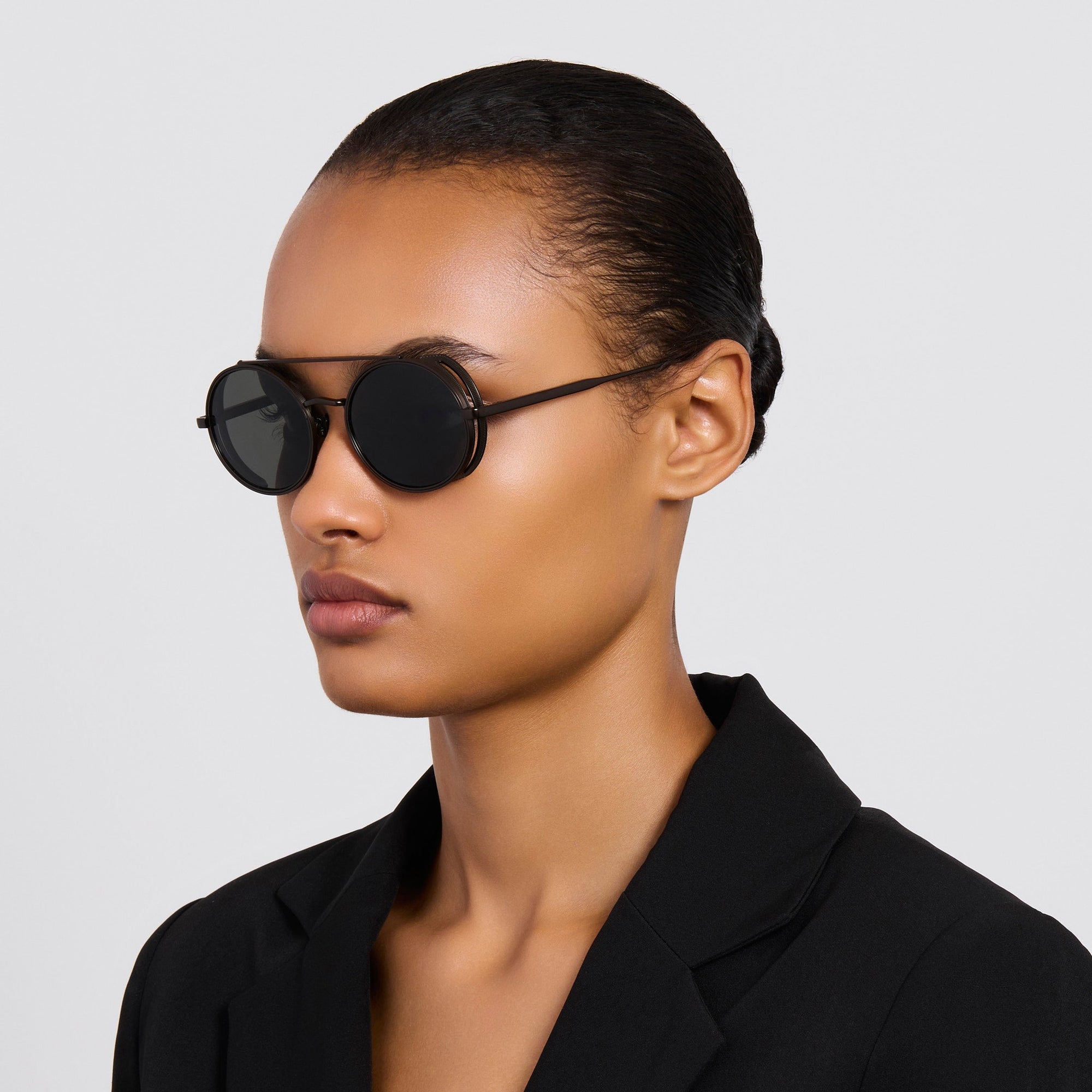 Baret Explorer Sunglasses in Matt Black Nickel