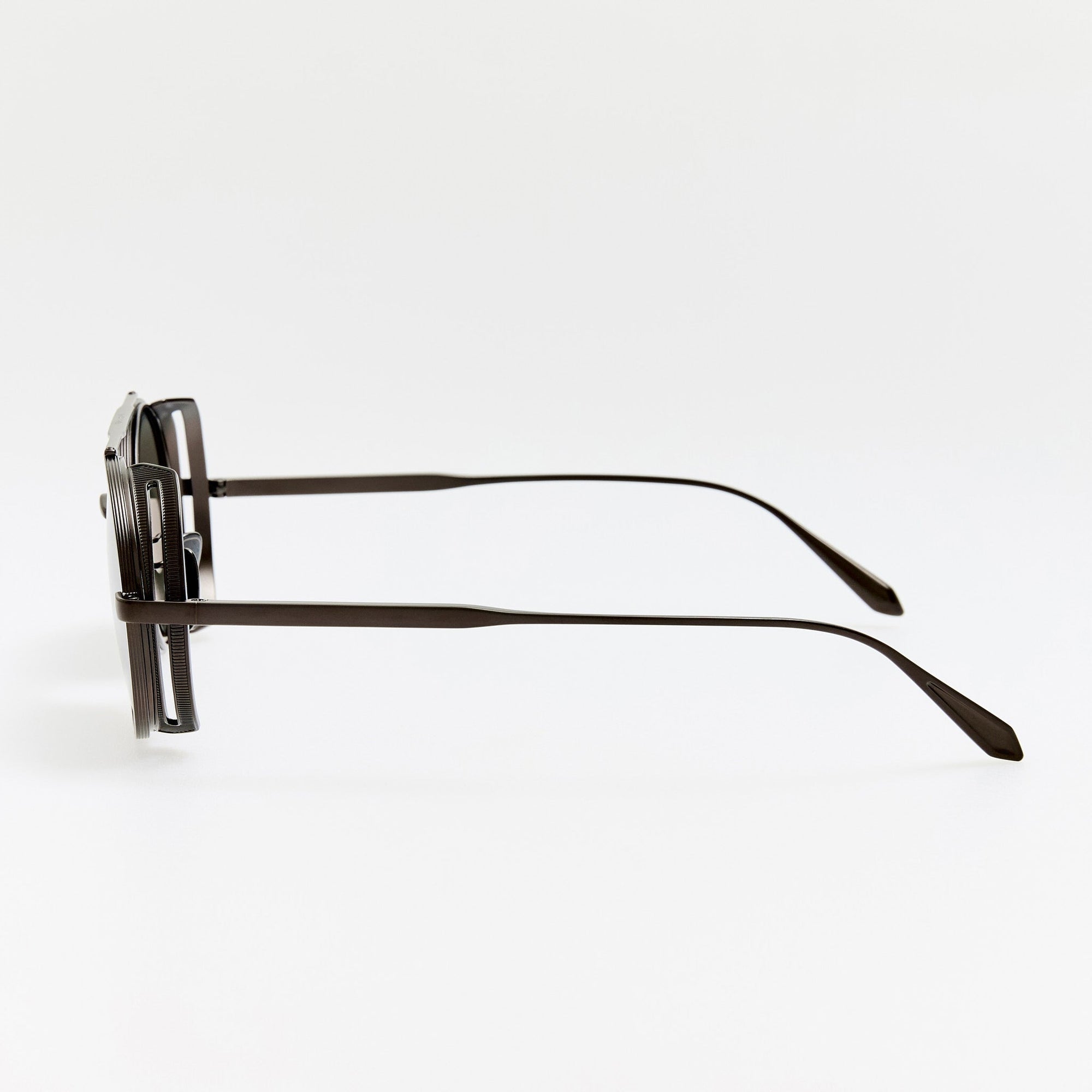 Baret Explorer Sunglasses in Matt Black Nickel