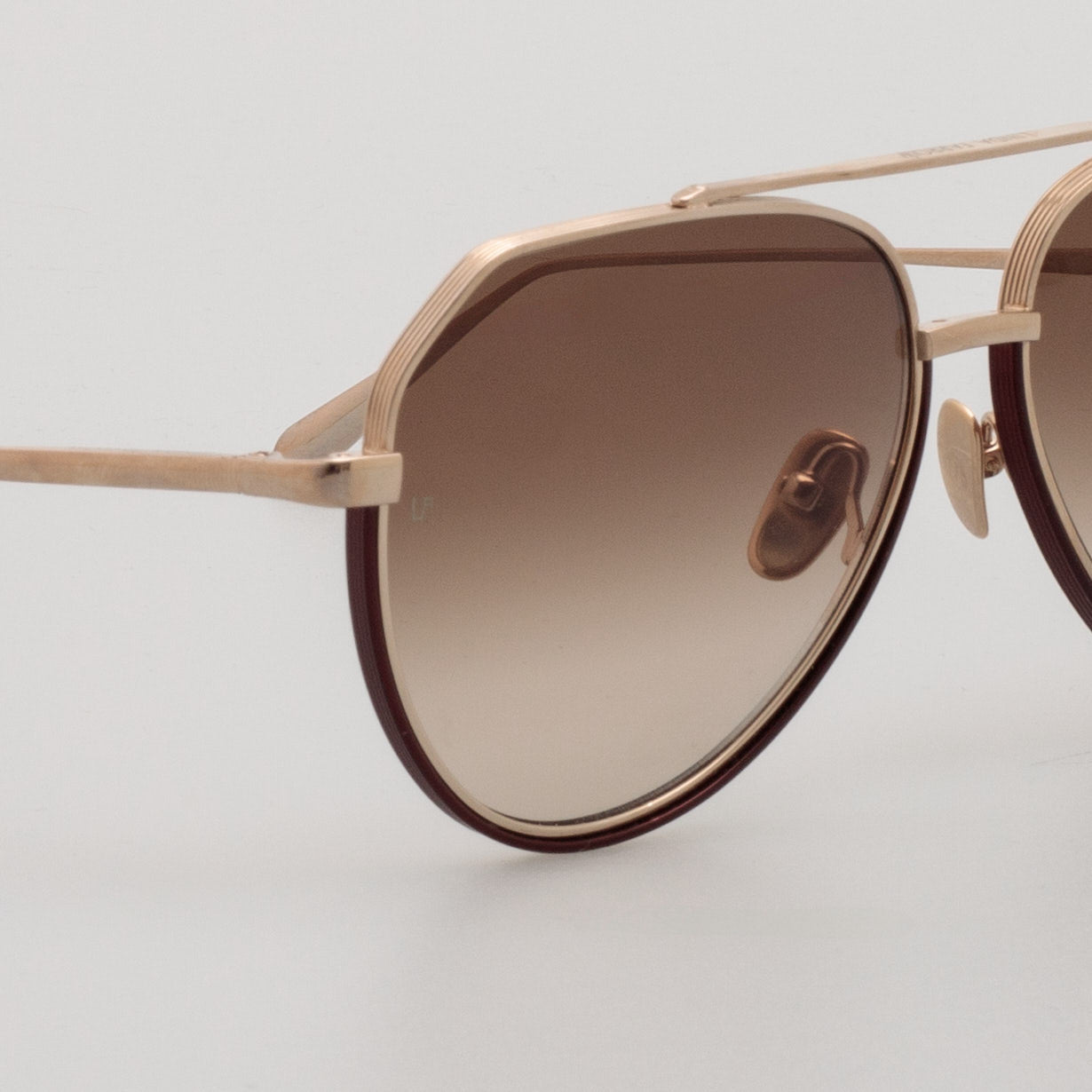 Bayer Sunglasses in 22K Gold and Mocha