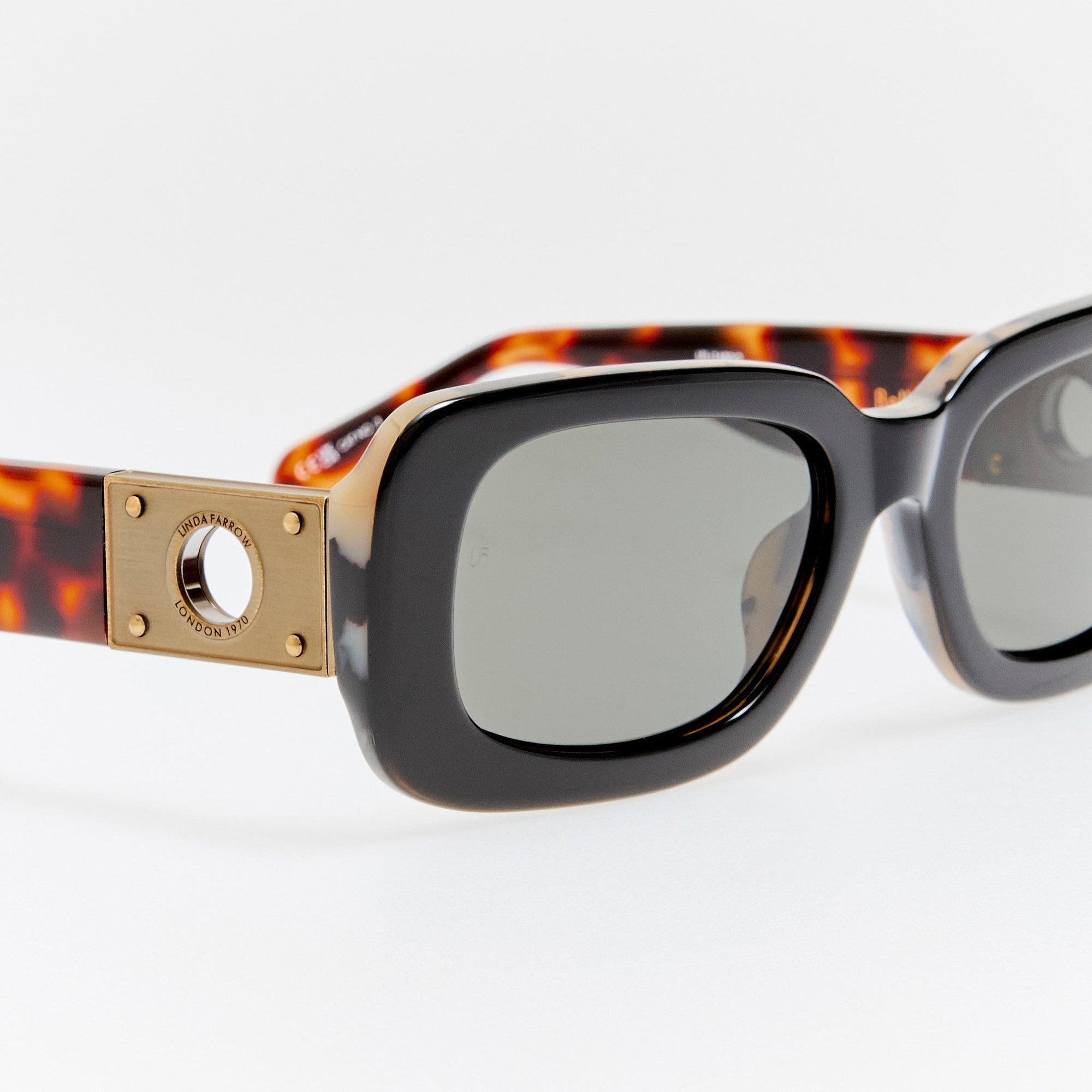 Belle Sunglasses in Black and Tortoiseshell