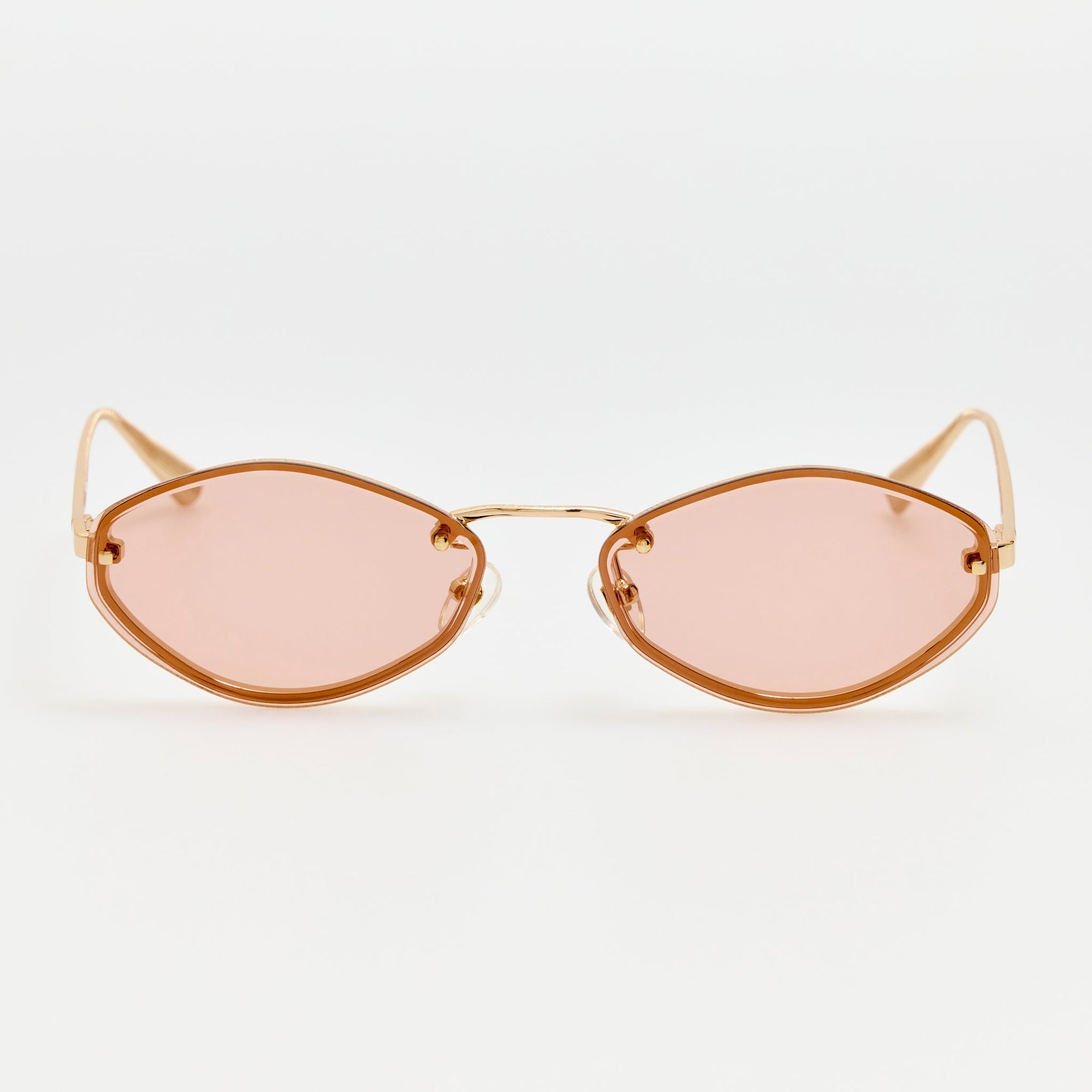 Bellini Sunglasses in Gold and Blush