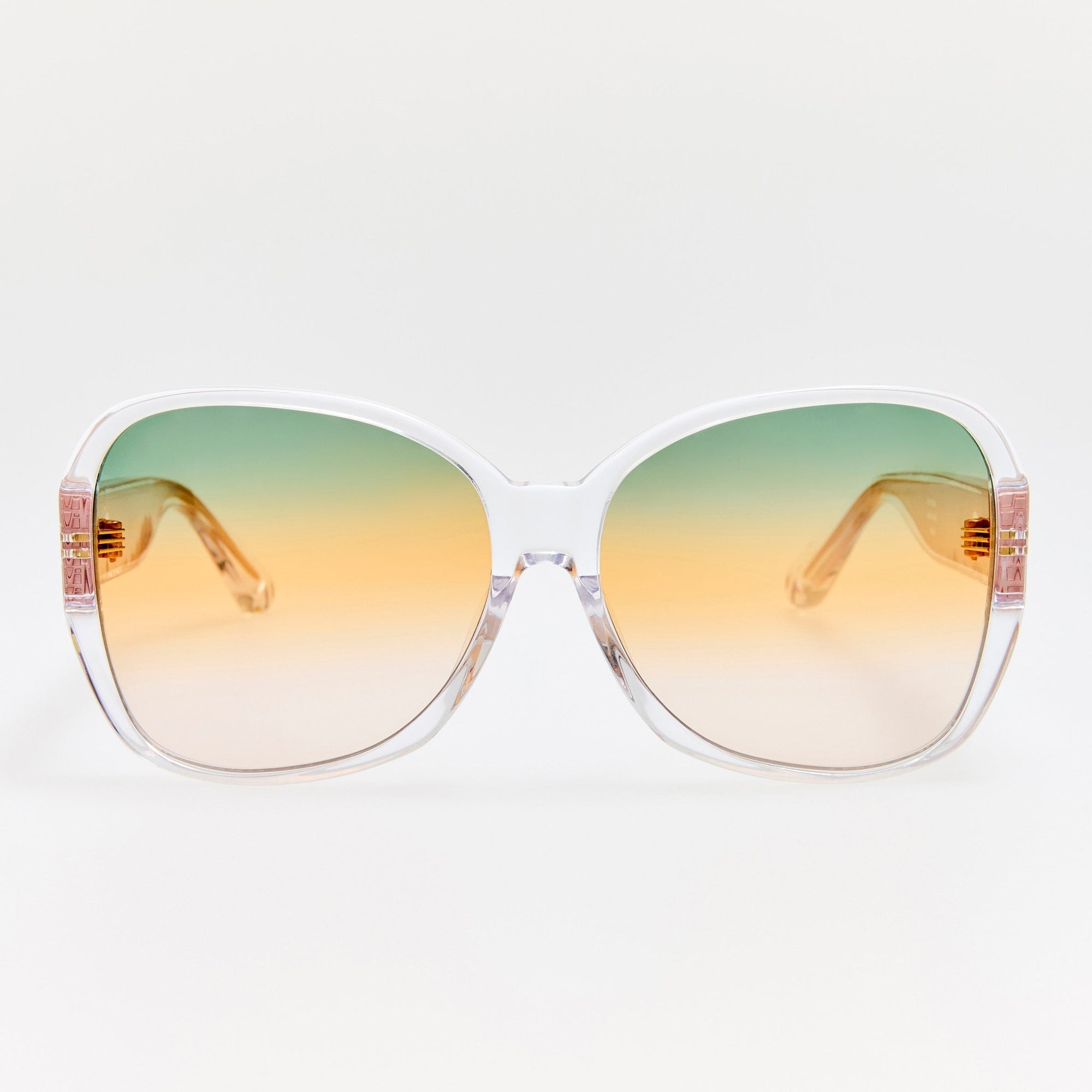 Blair Sunglasses in Clear and Tutti Frutti