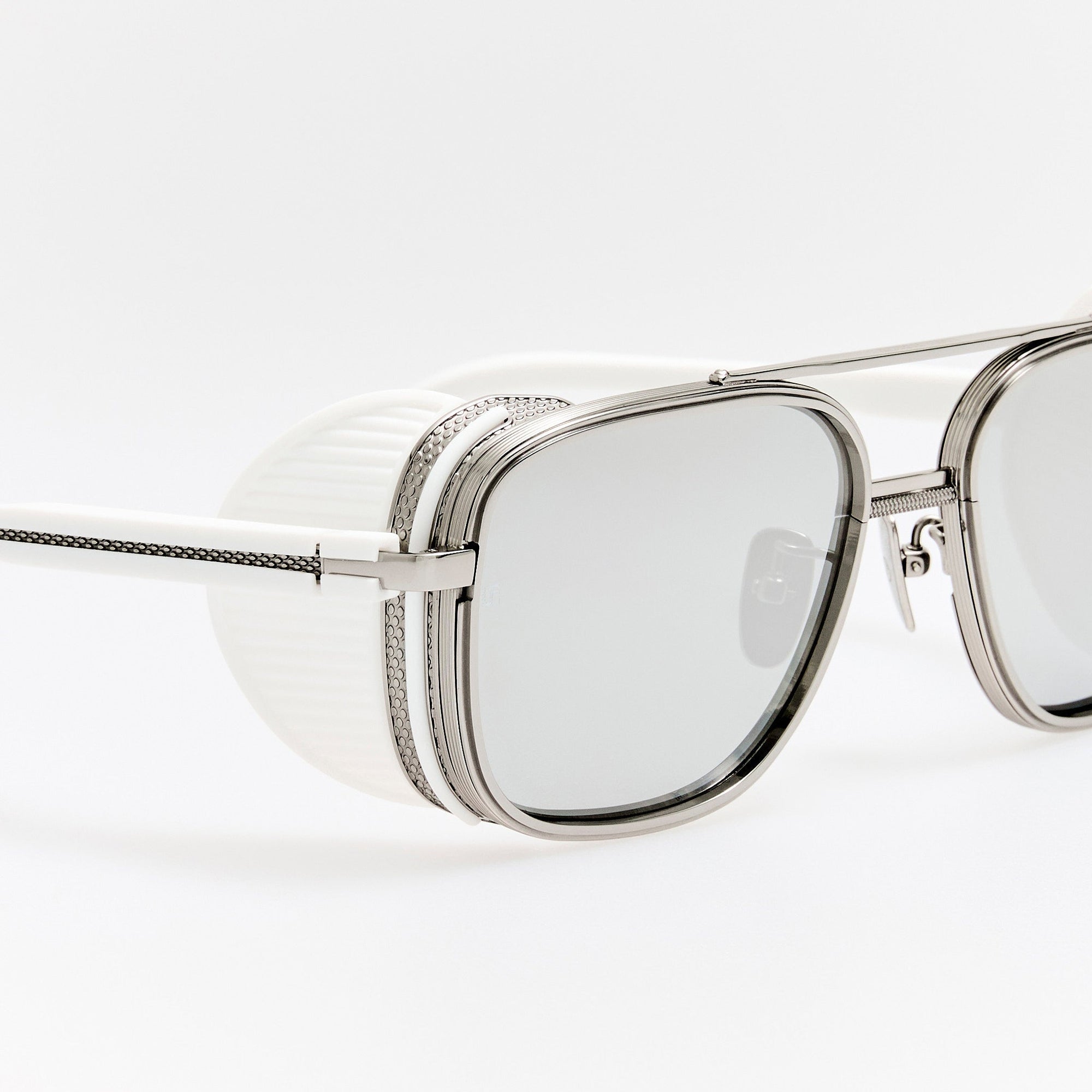 Boyd Explorer Sunglasses in 22K White Gold and Platinum