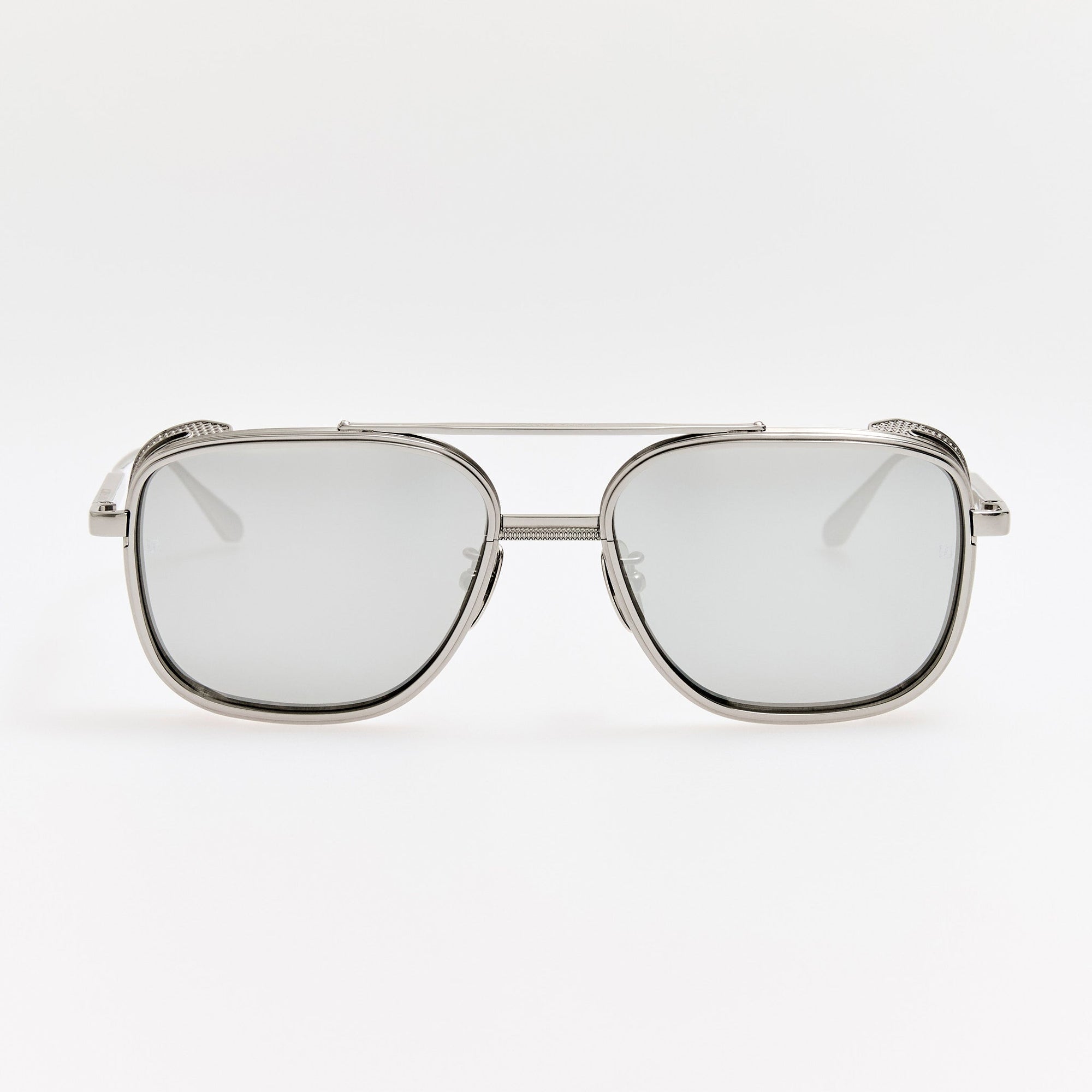 Boyd Explorer Sunglasses in 22K White Gold and Platinum