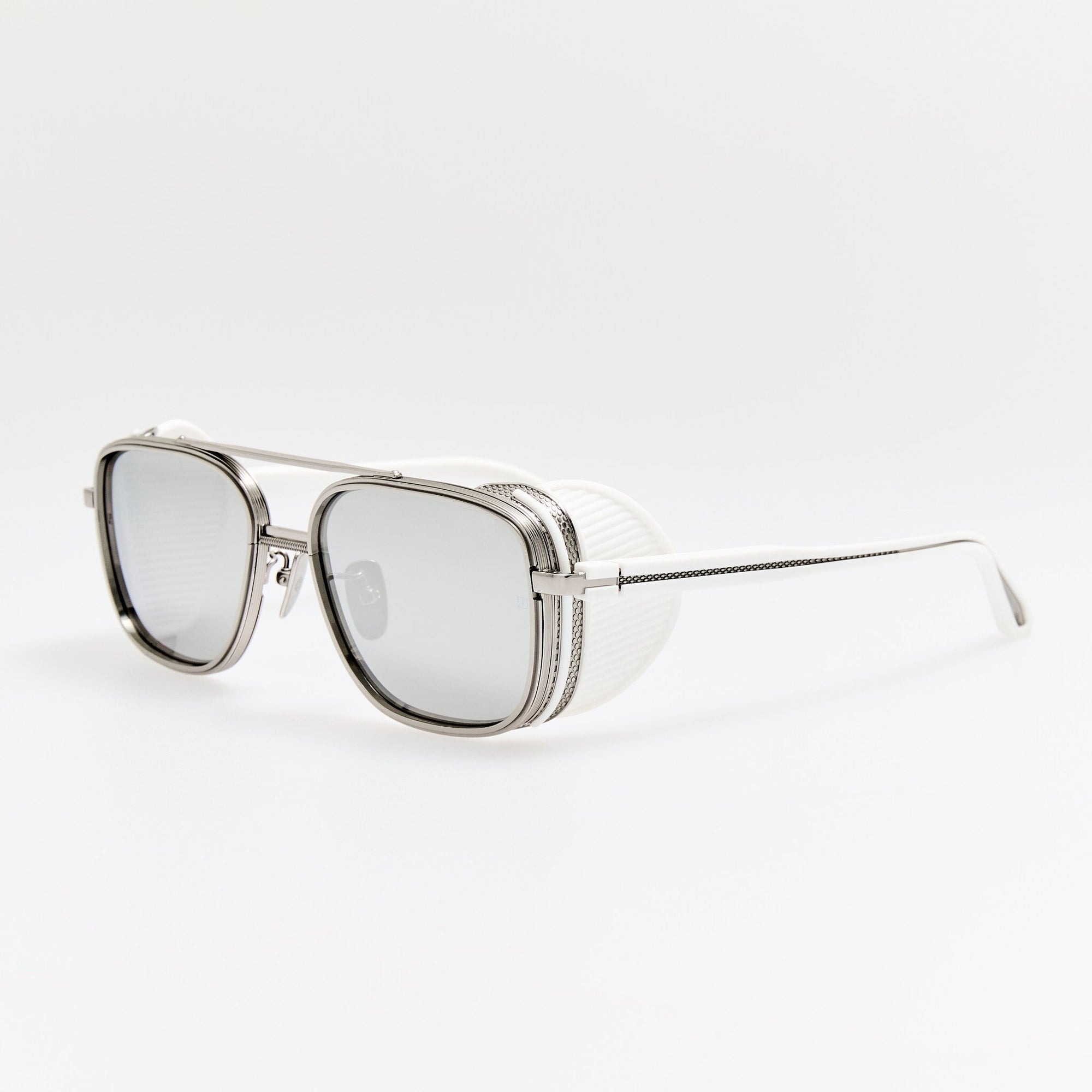 Boyd Explorer Sunglasses in 22K White Gold and Platinum