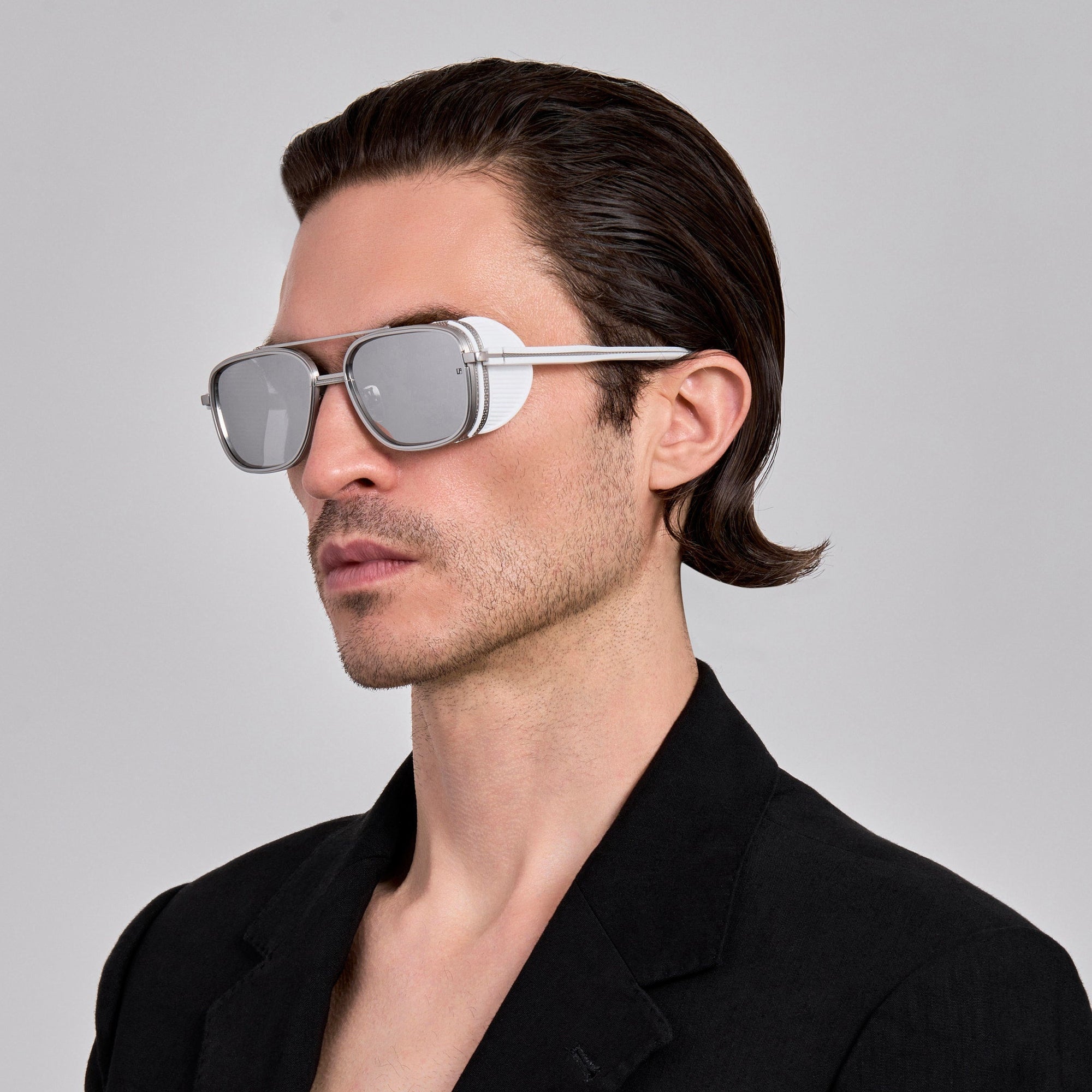 Boyd Explorer Sunglasses in 22K White Gold and Platinum