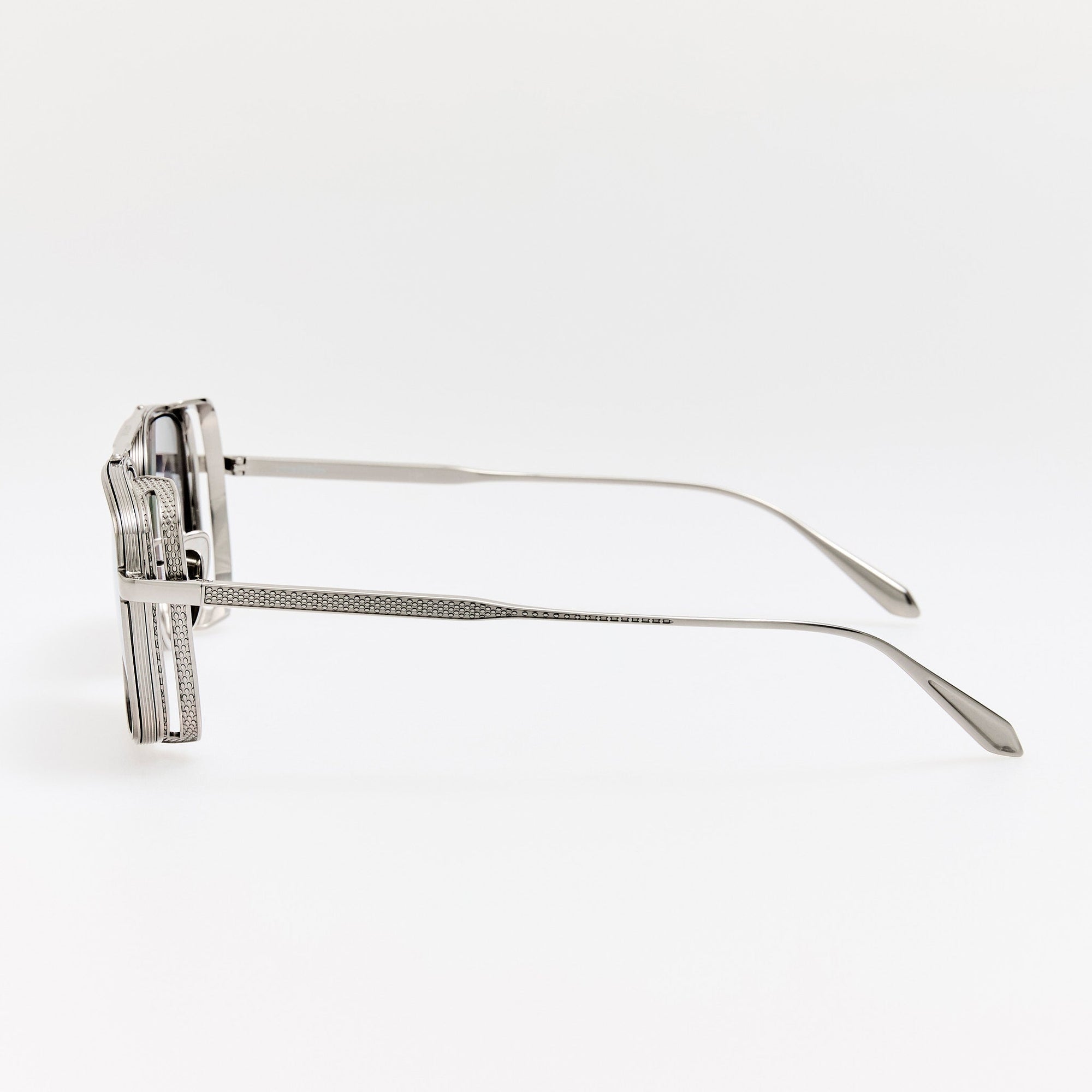 Boyd Explorer Sunglasses in 22K White Gold and Platinum