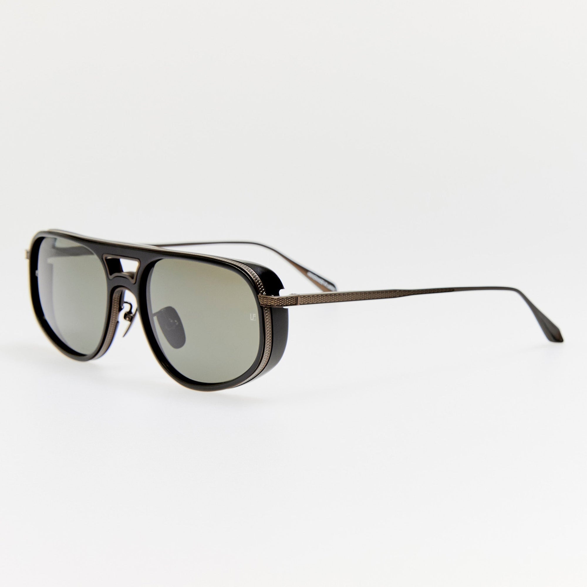 Calder Sunglasses in Matt Black Nickel