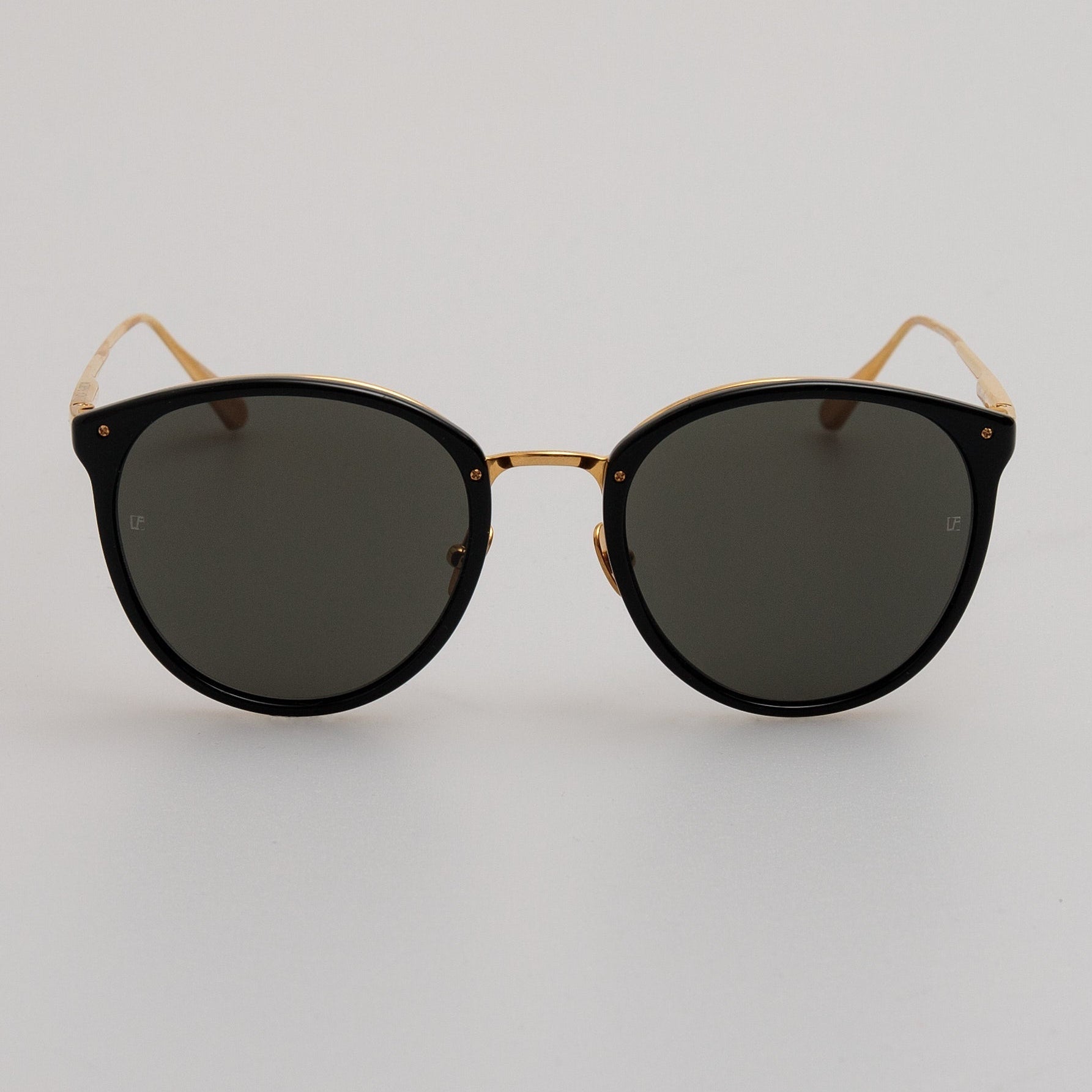 Calthorpe Sunglasses in 22K Gold and Black