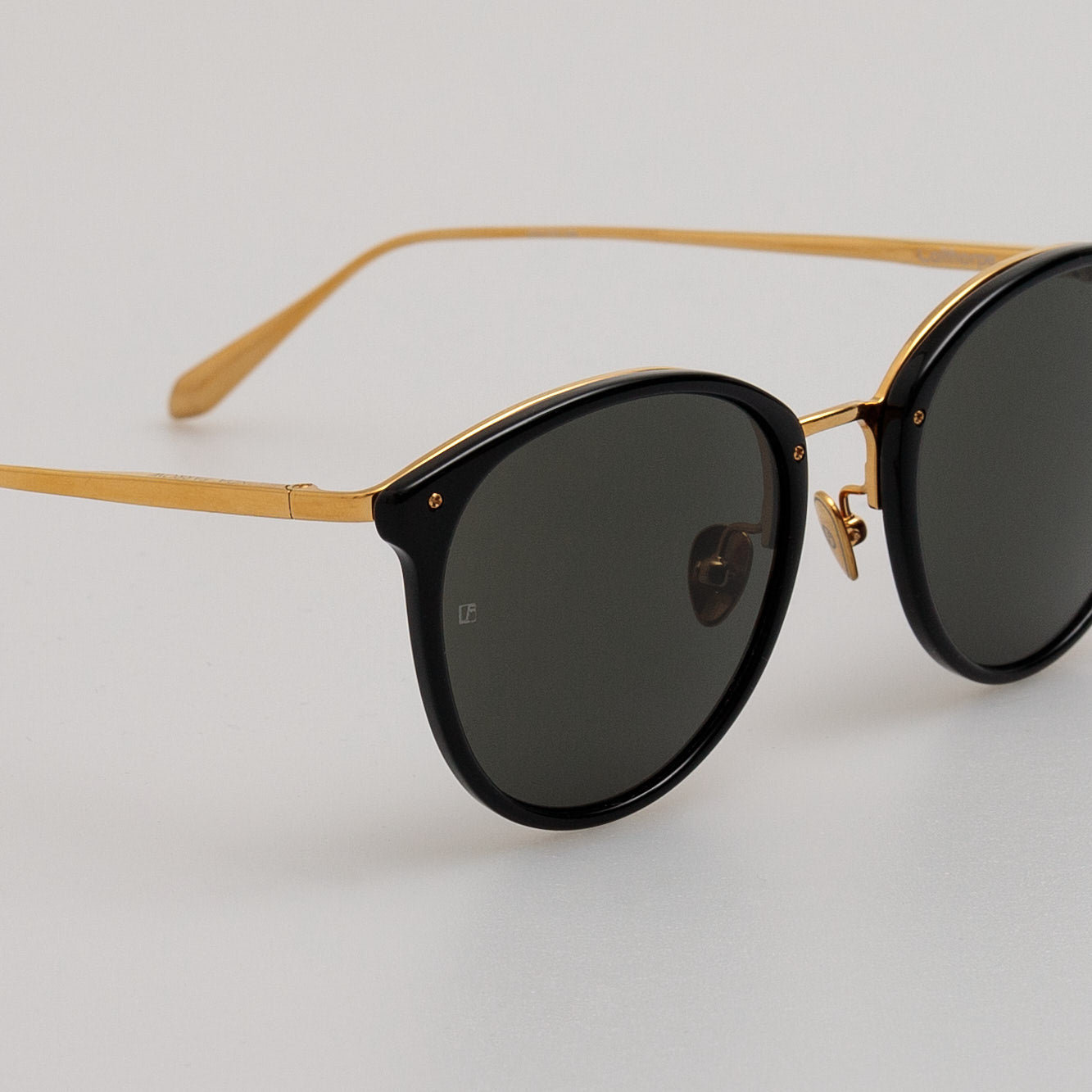 Calthorpe Sunglasses in 22K Gold and Black