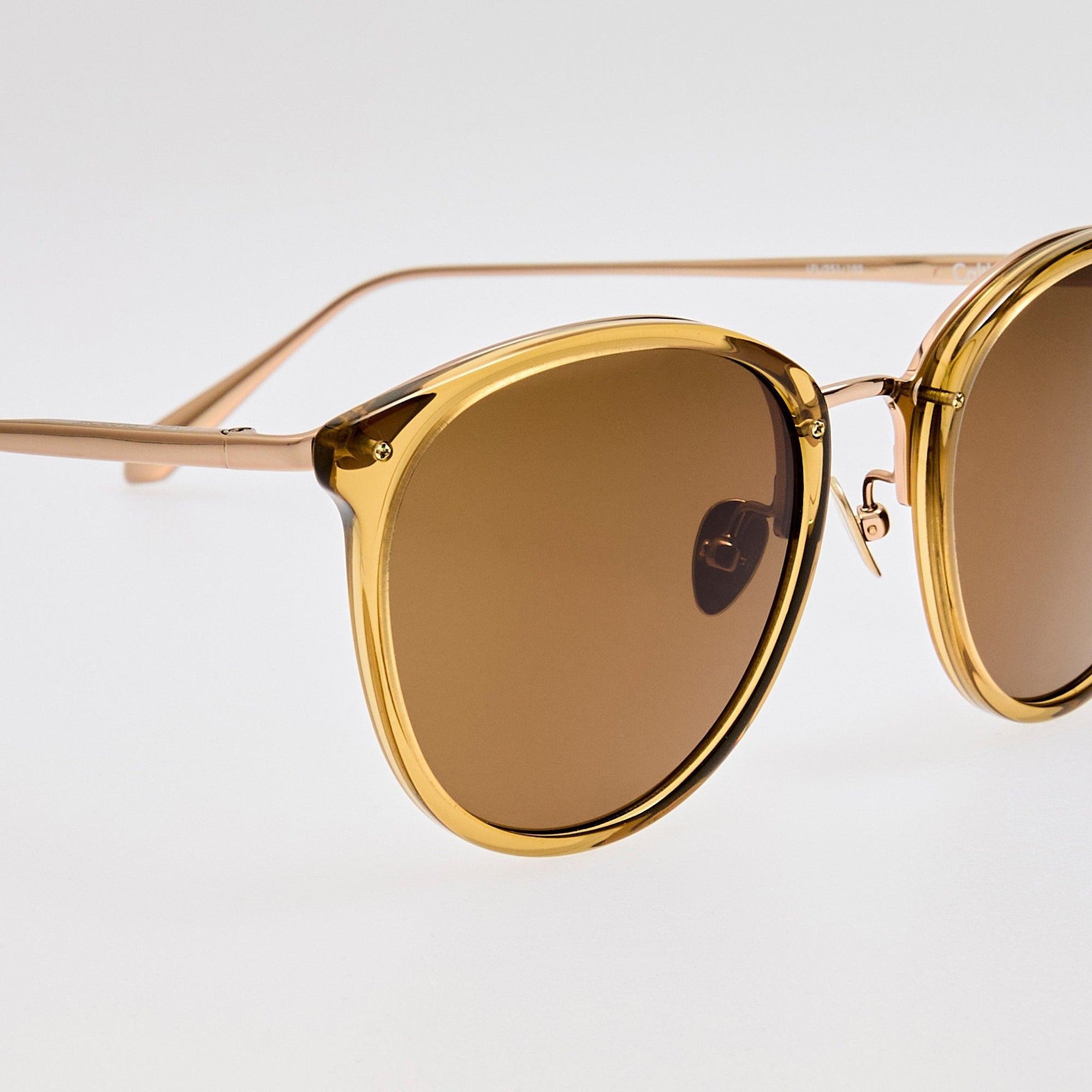 Calthorpe Sunglasses in 22K Gold and Khaki