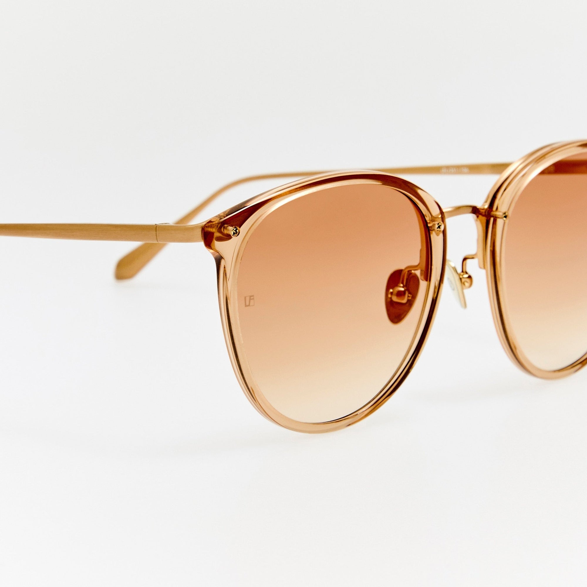 Calthorpe Sunglasses in Matt Champagne and Caramel