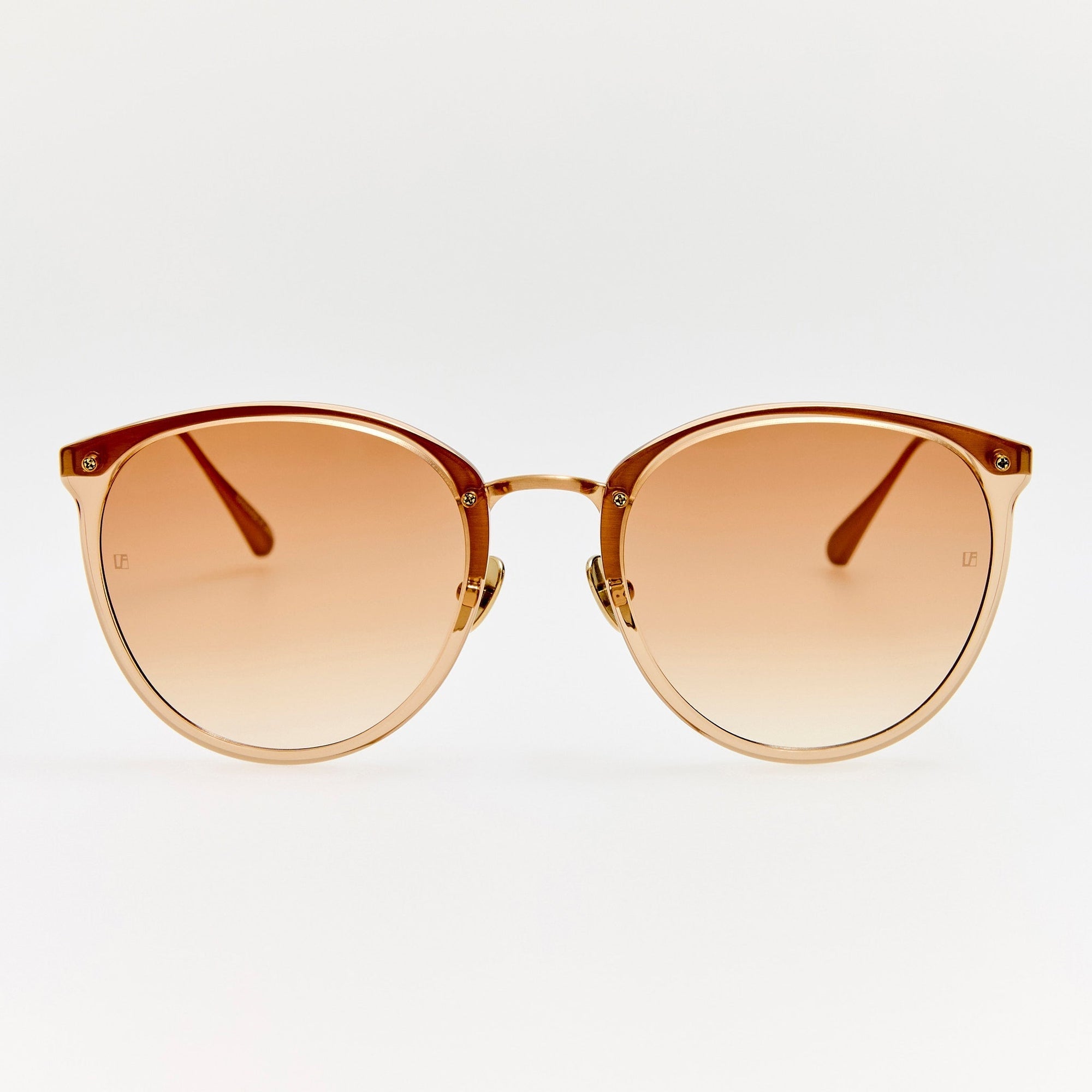 Calthorpe Sunglasses in Matt Champagne and Caramel