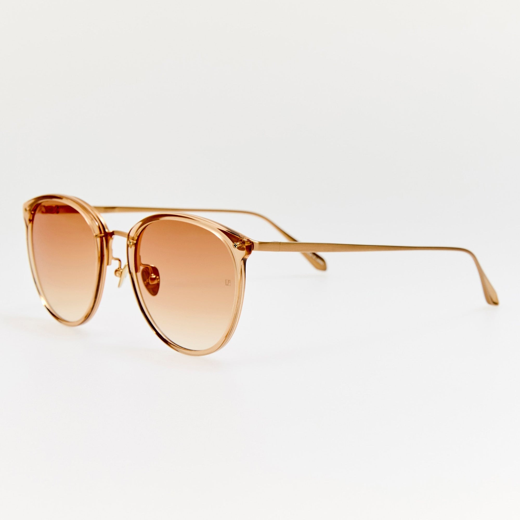 Calthorpe Sunglasses in Matt Champagne and Caramel