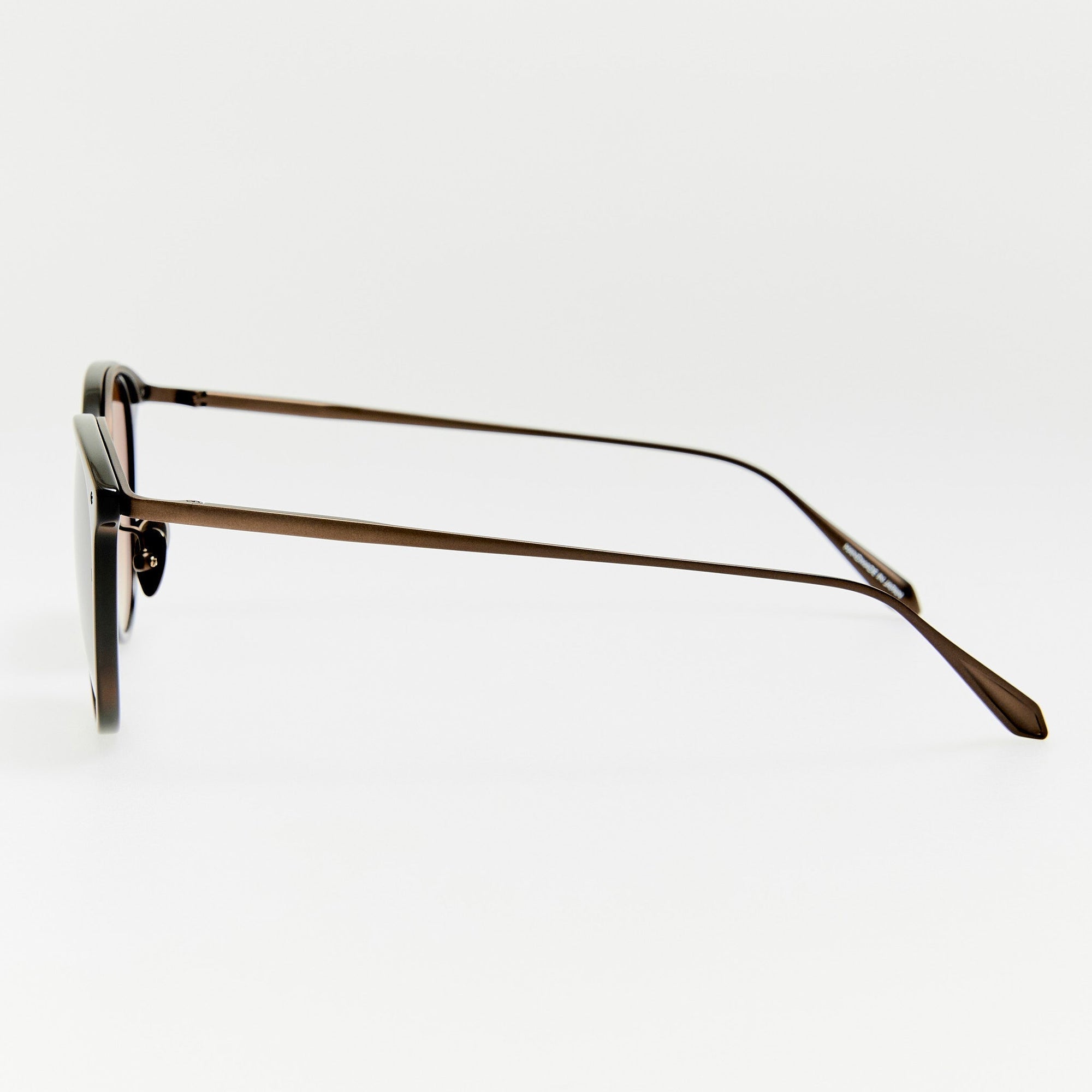 Calthorpe Sunglasses in Matt Nickel and Mocha