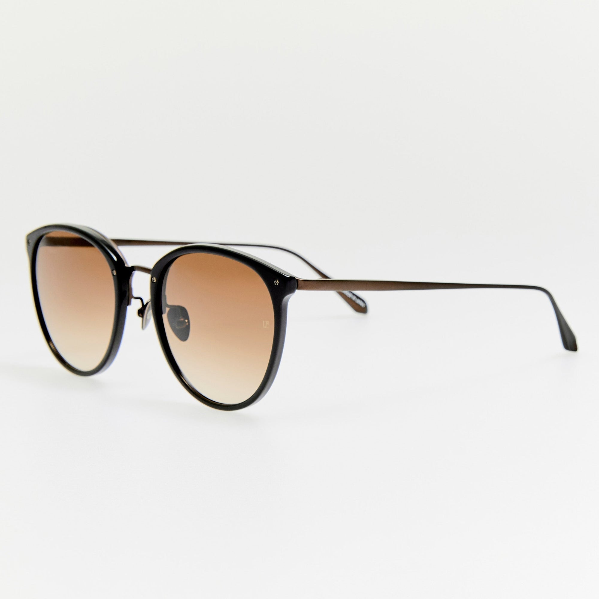 Calthorpe Sunglasses in Matt Nickel and Mocha