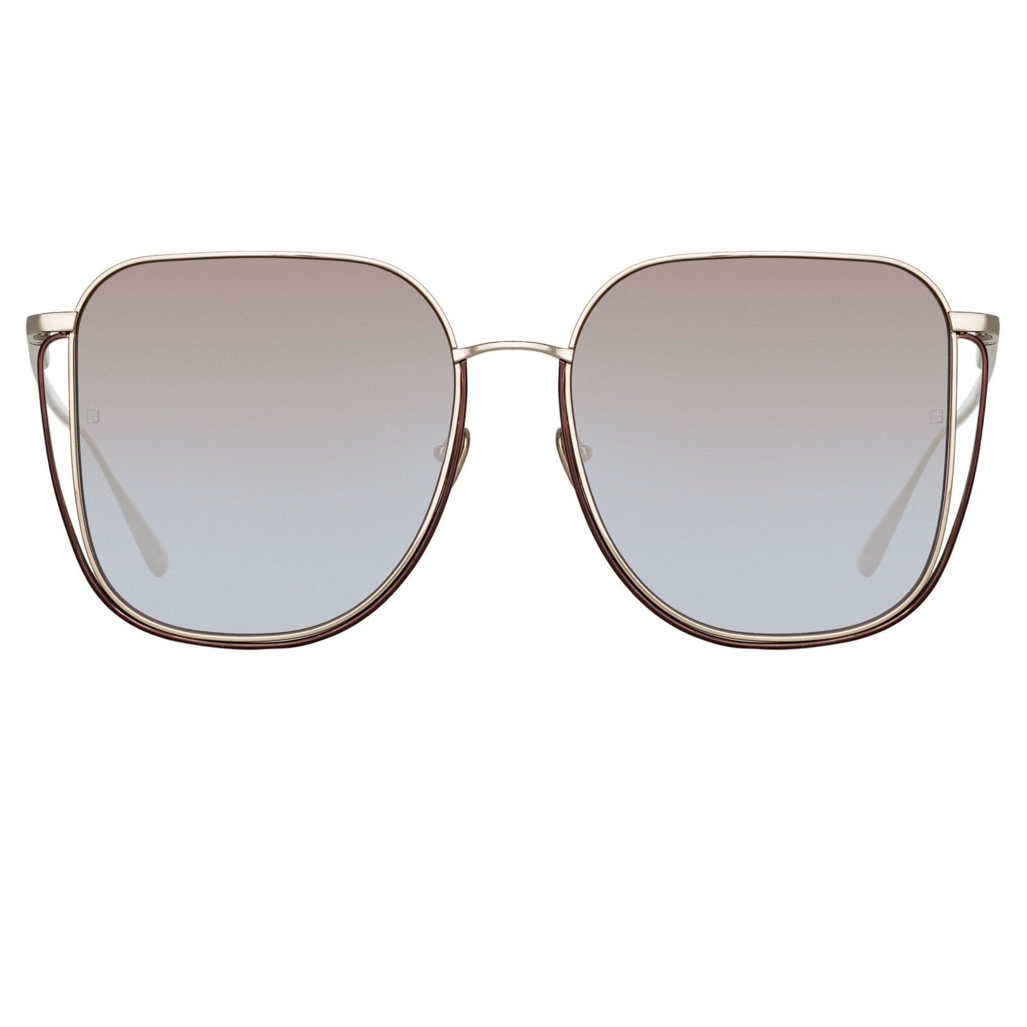 Camry Sunglasses in 22K Light Gold