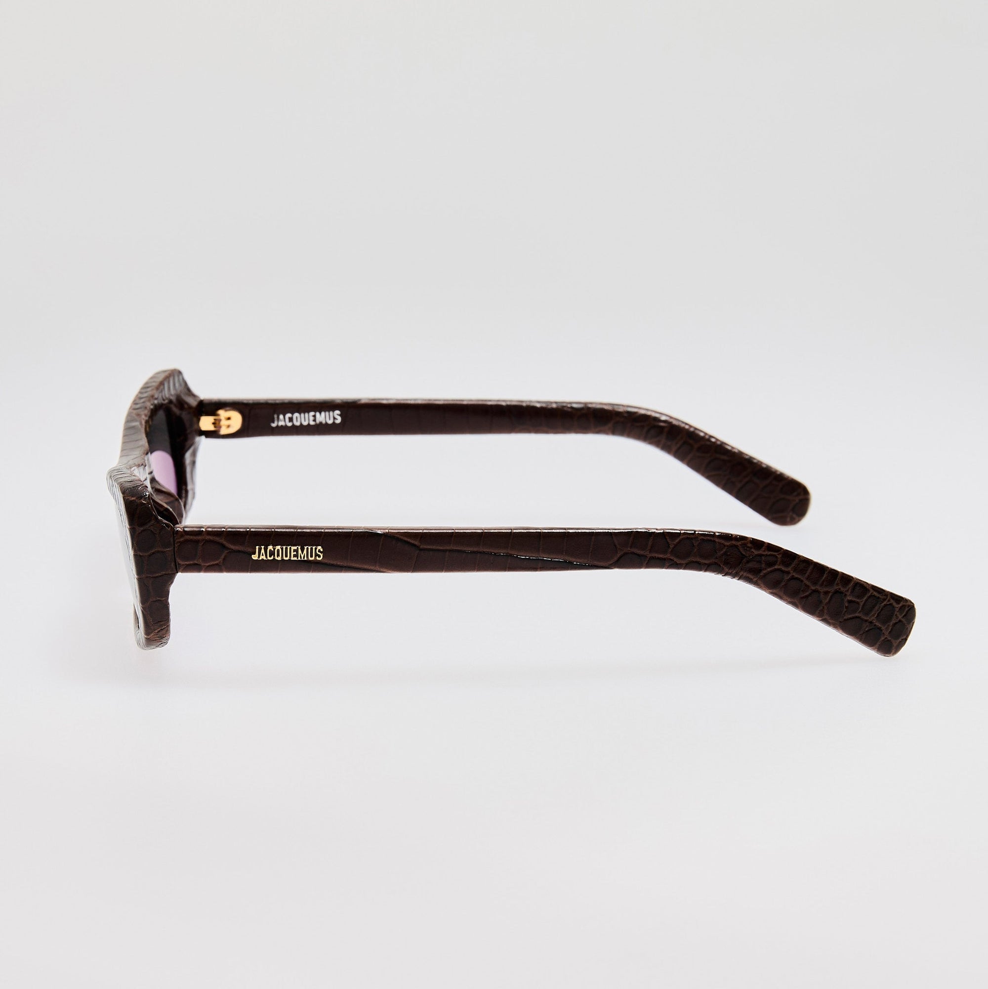 Capri Sunglasses in Brown Crocodile