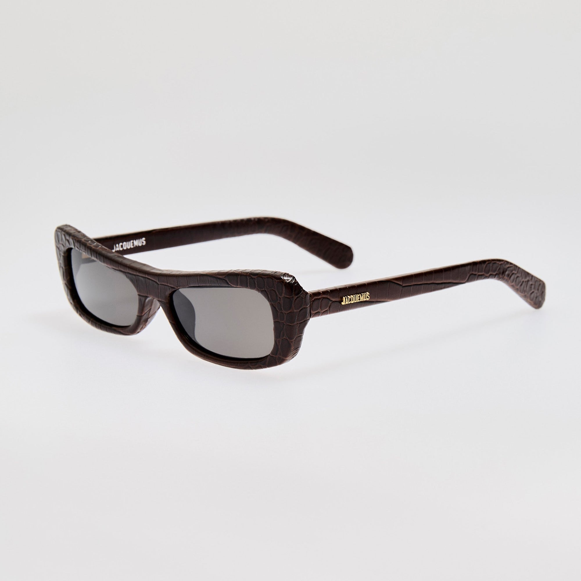 Capri Sunglasses in Brown Crocodile