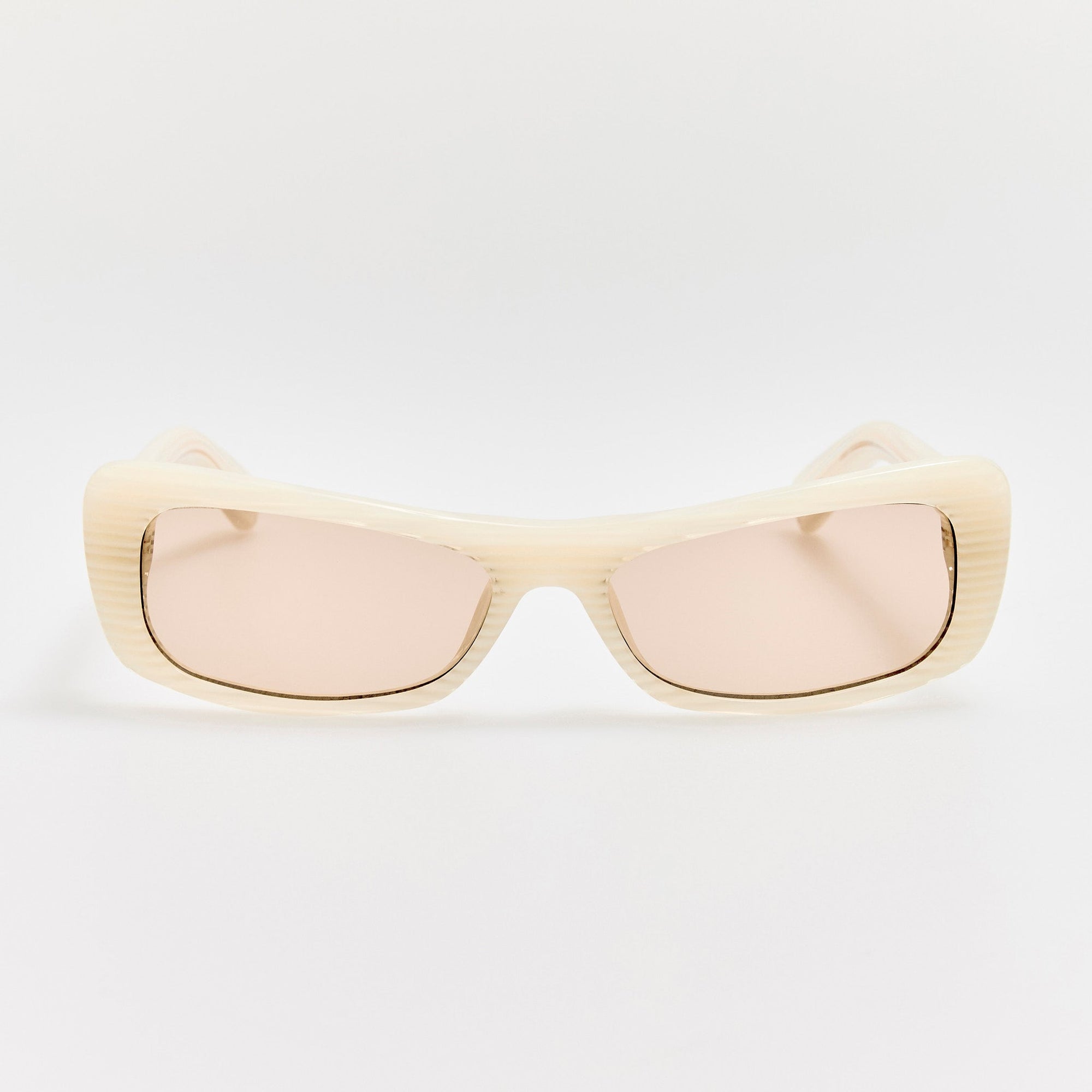 Capri Sunglasses in Cream Stripe