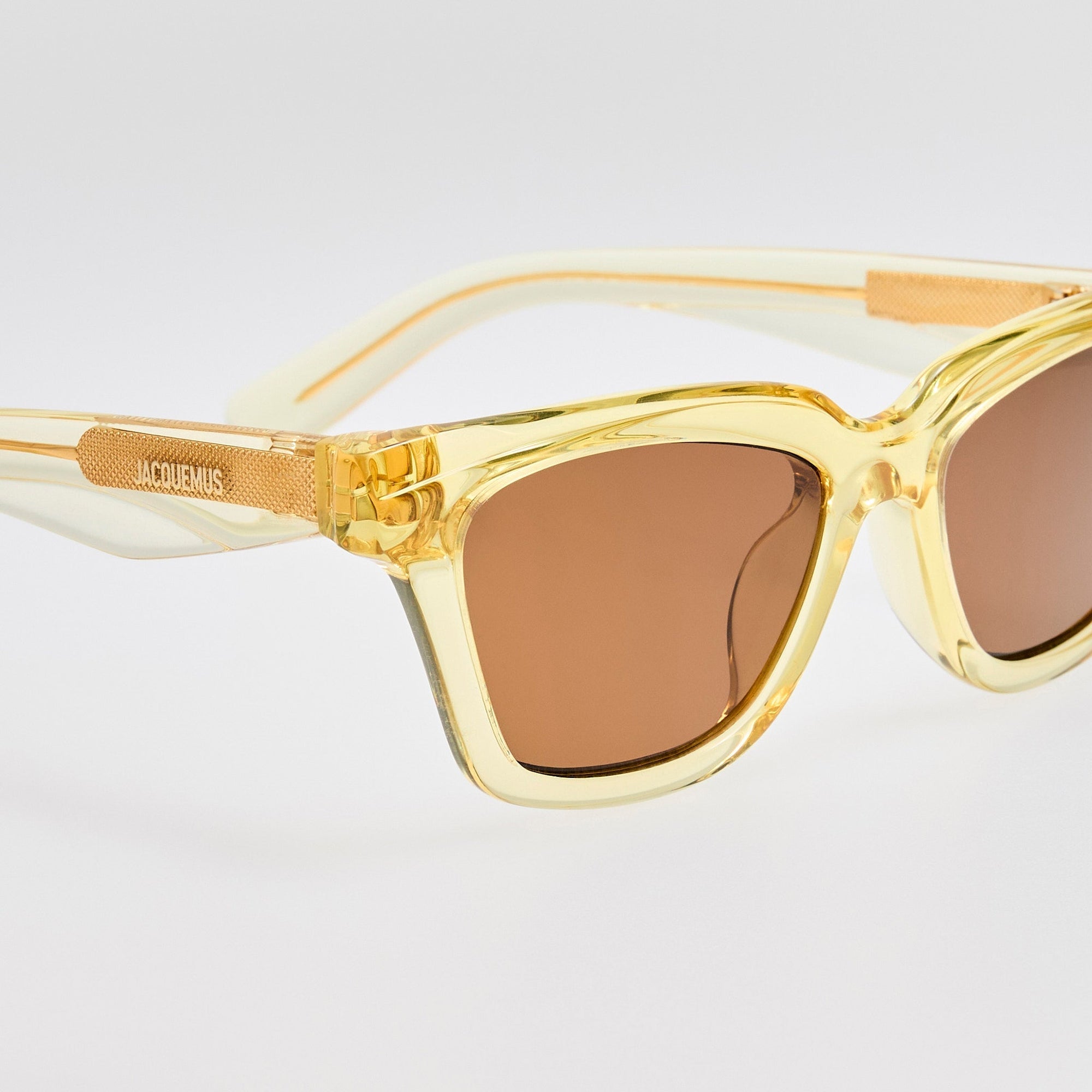 Carre Sunglasses in Crystal Yellow