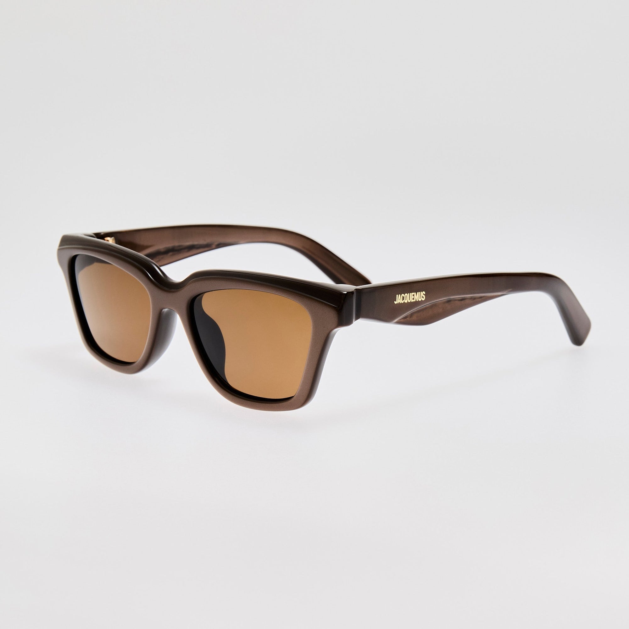 Carre Sunglasses in Metallic Brown