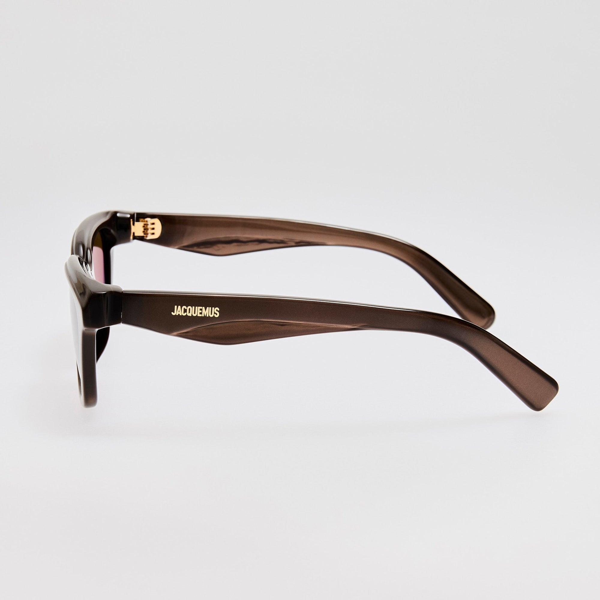 Carre Sunglasses in Metallic Brown