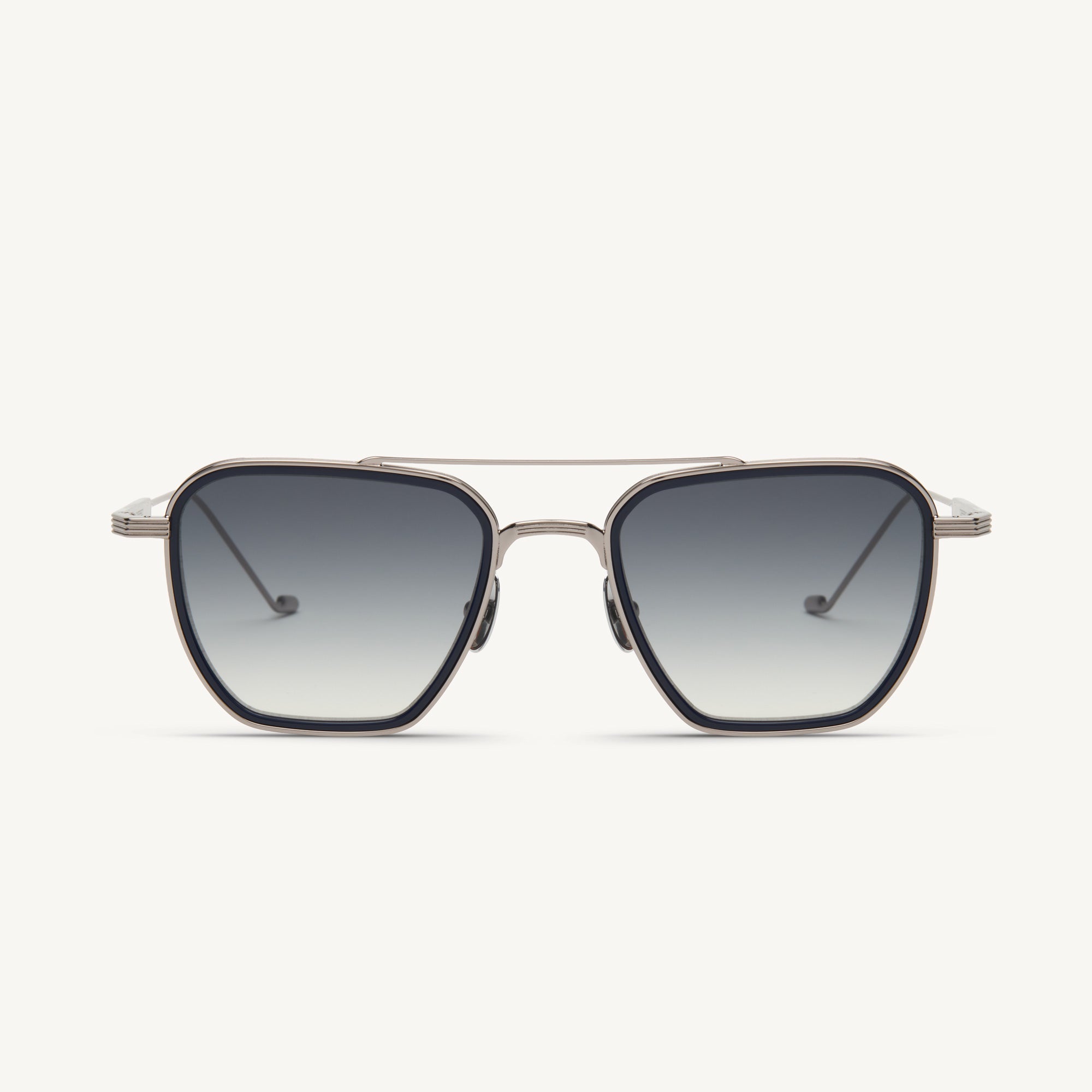 Cassius - Shiny Silver / Navy