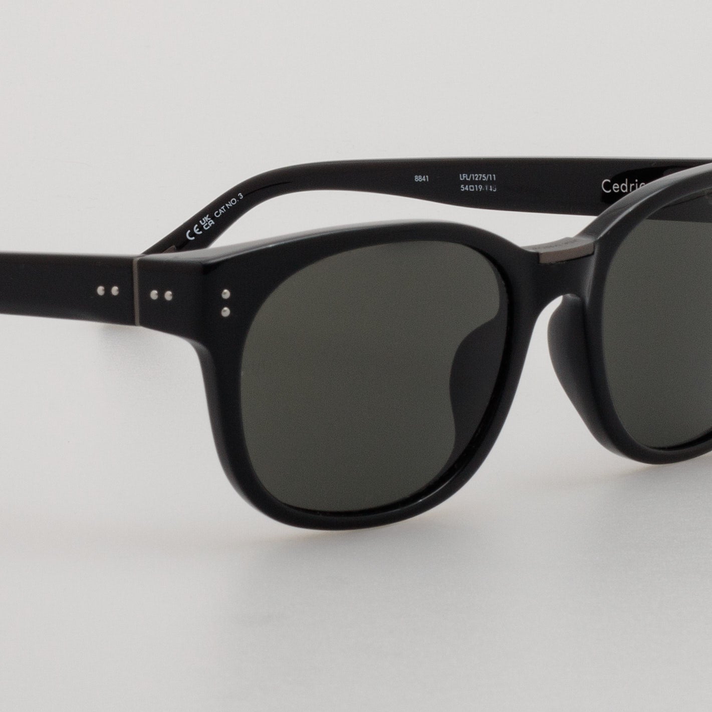 Cedric Sunglasses in Matt Black Nickel