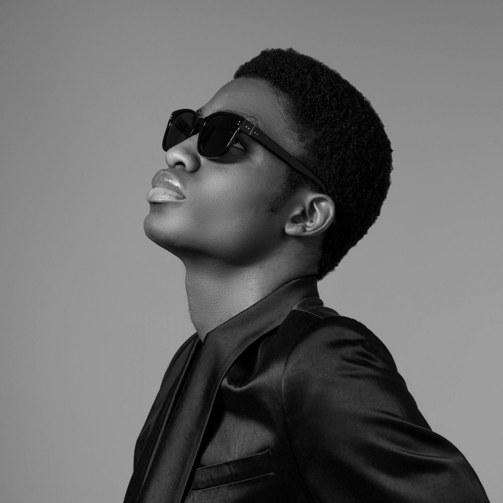 Cedric Sunglasses in Matt Black Nickel