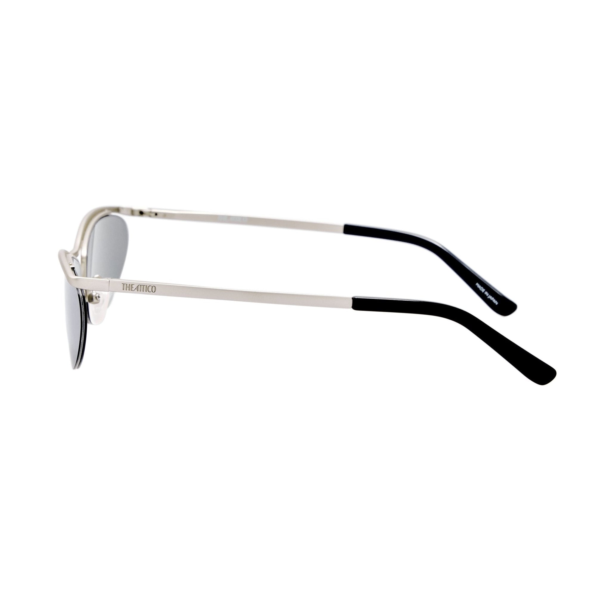 Charlotte Sunglasses in Silver Mirror