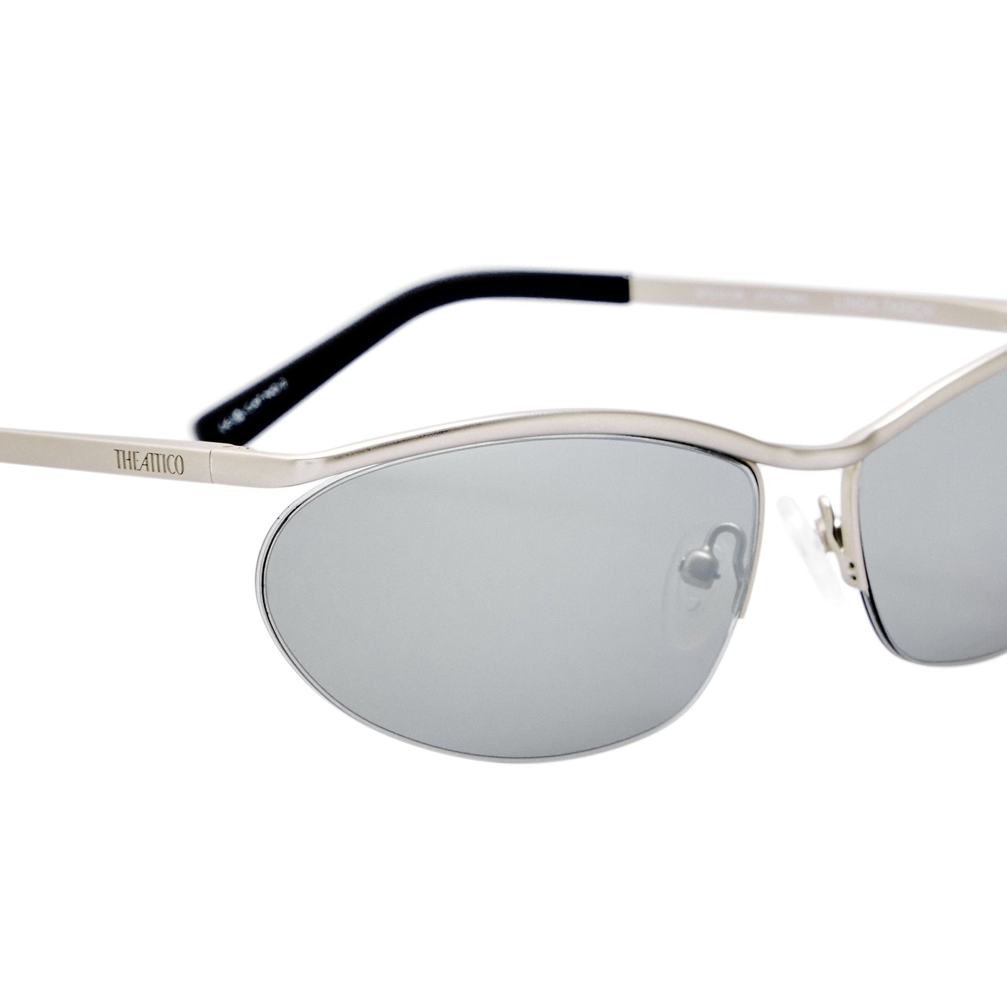 Charlotte Sunglasses in Silver Mirror