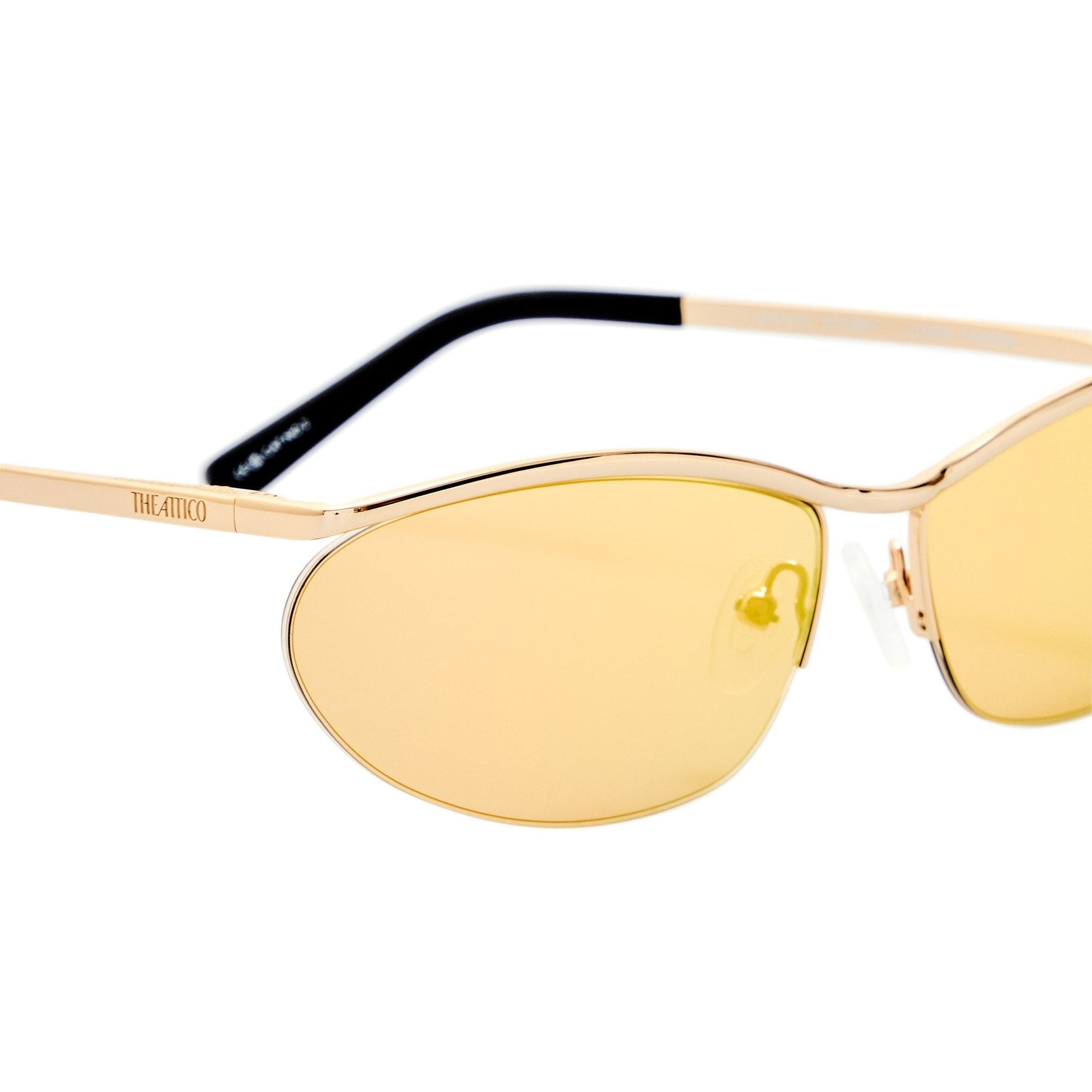 Charlotte Sunglasses in Gold Mirror