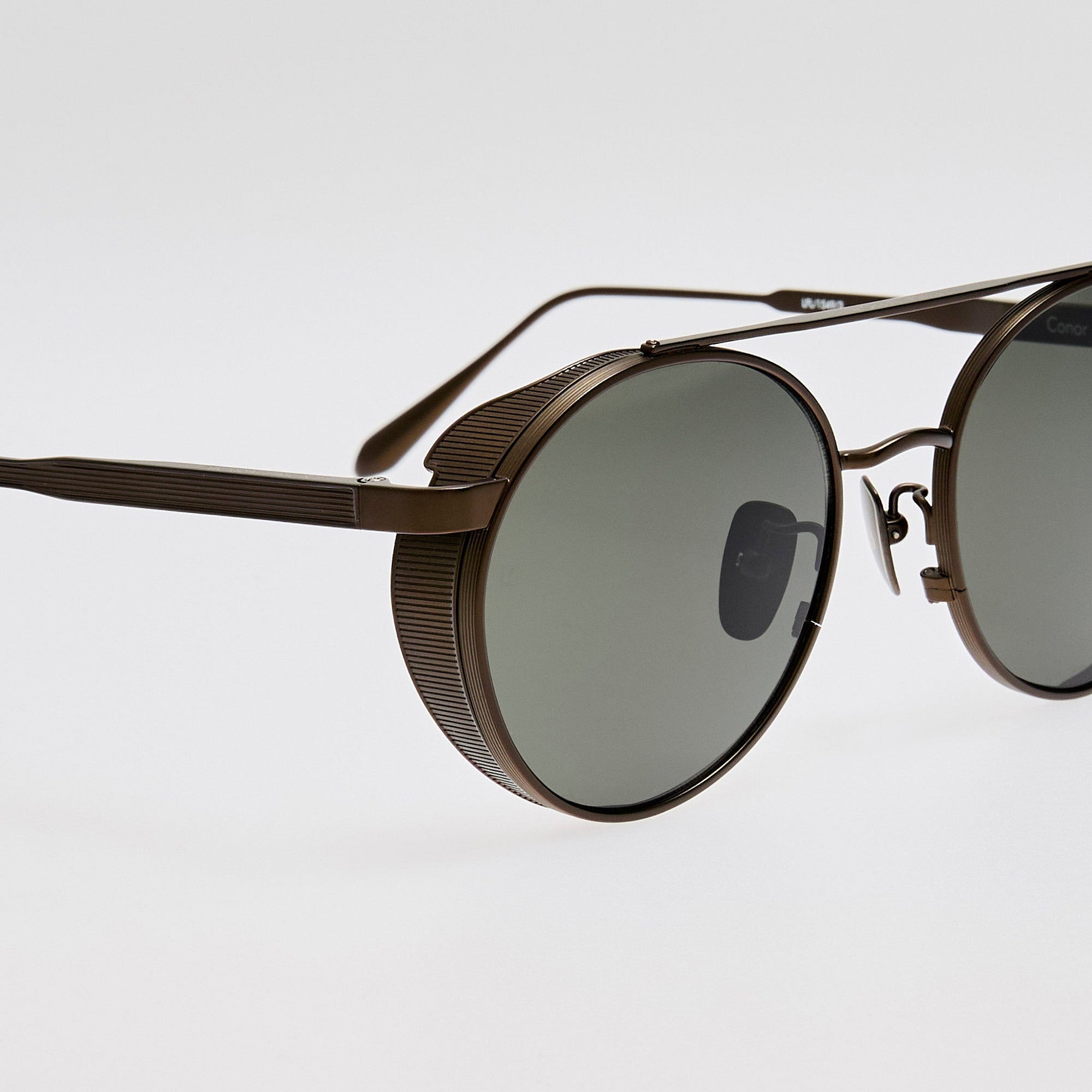 Conor Sunglasses in Matt Black Nickel