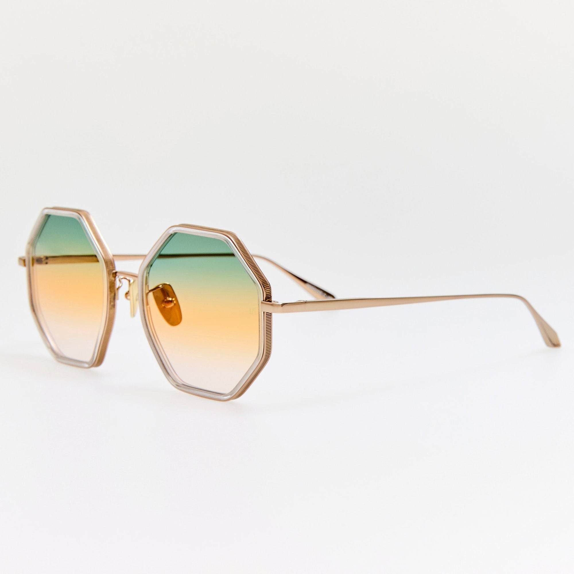 Coraline Sunglasses in 22K Gold and Tutti Frutti