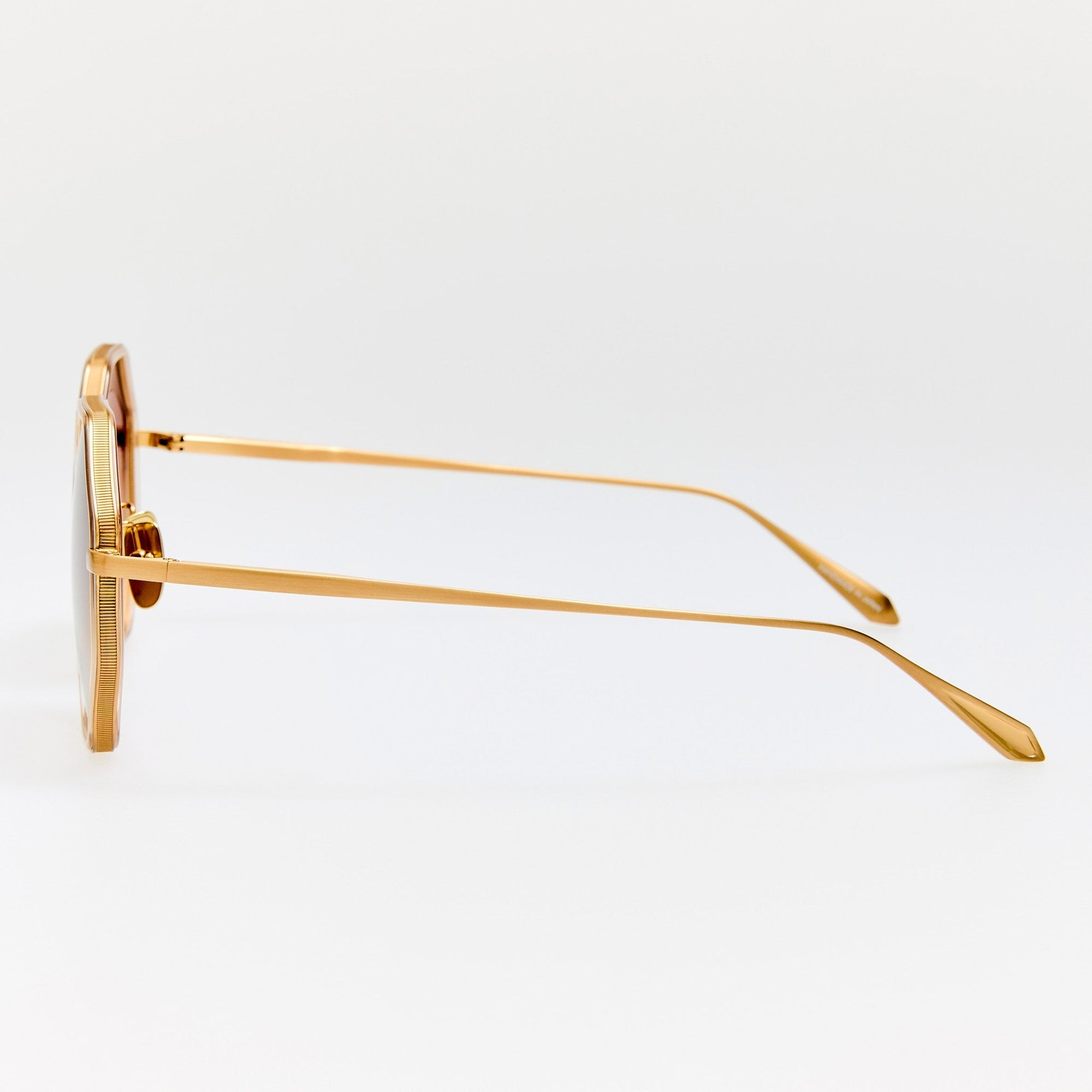 Coraline Sunglasses in Matt Champagne and Mocha