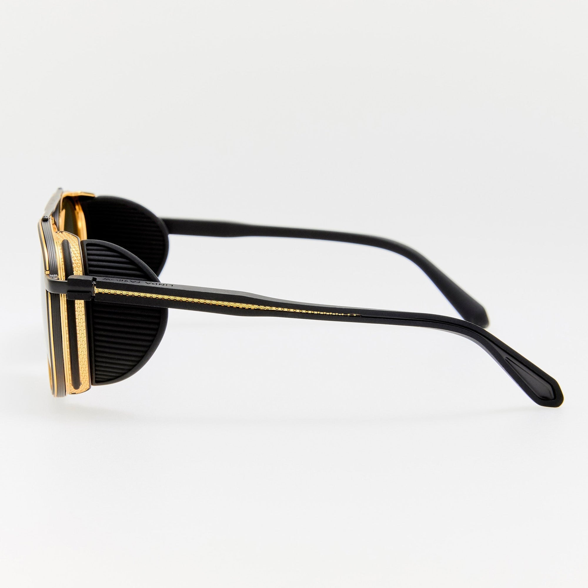 Cortes Explorer Sunglasses in Matt Nickel and 22K Gold