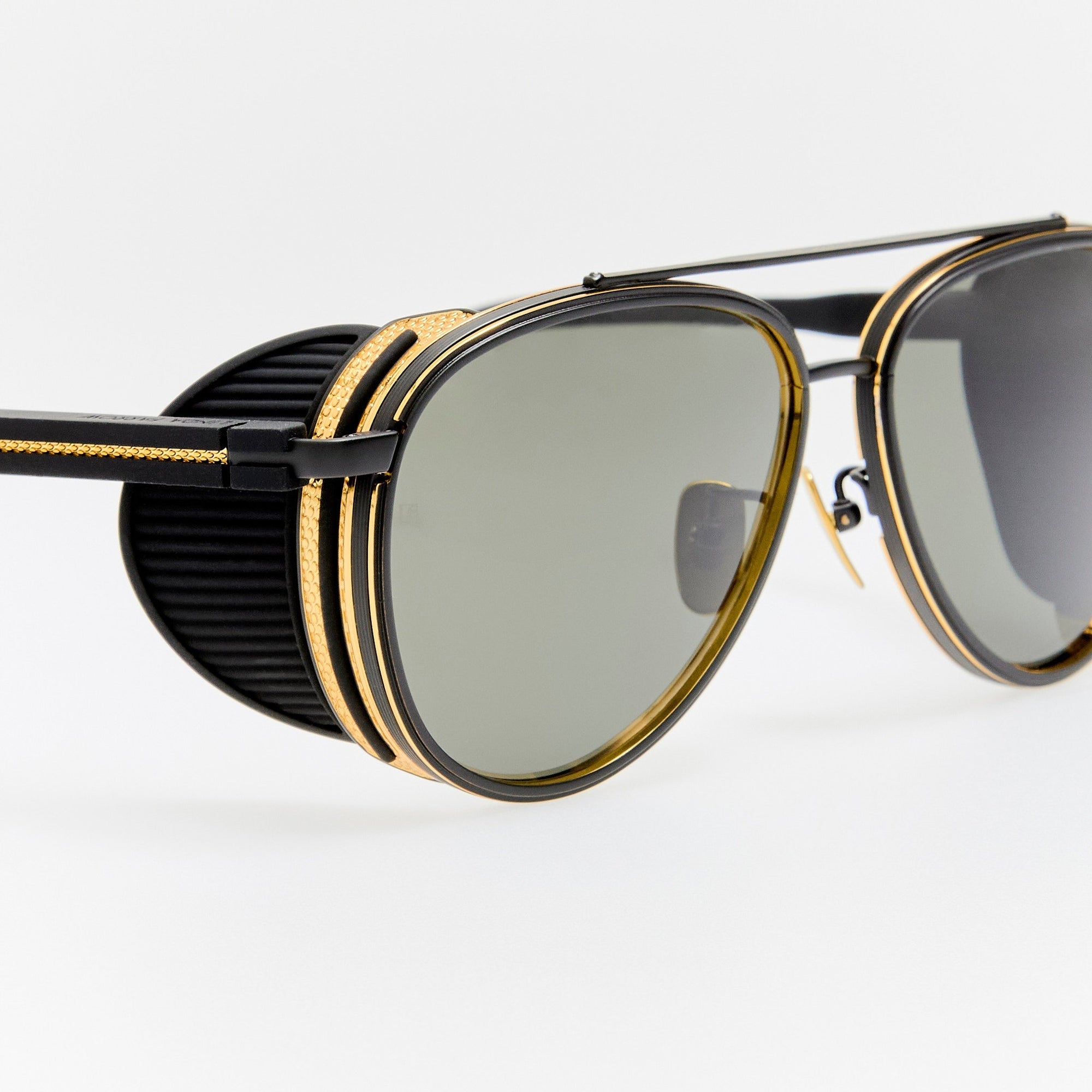 Cortes Explorer Sunglasses in Matt Nickel and 22K Gold