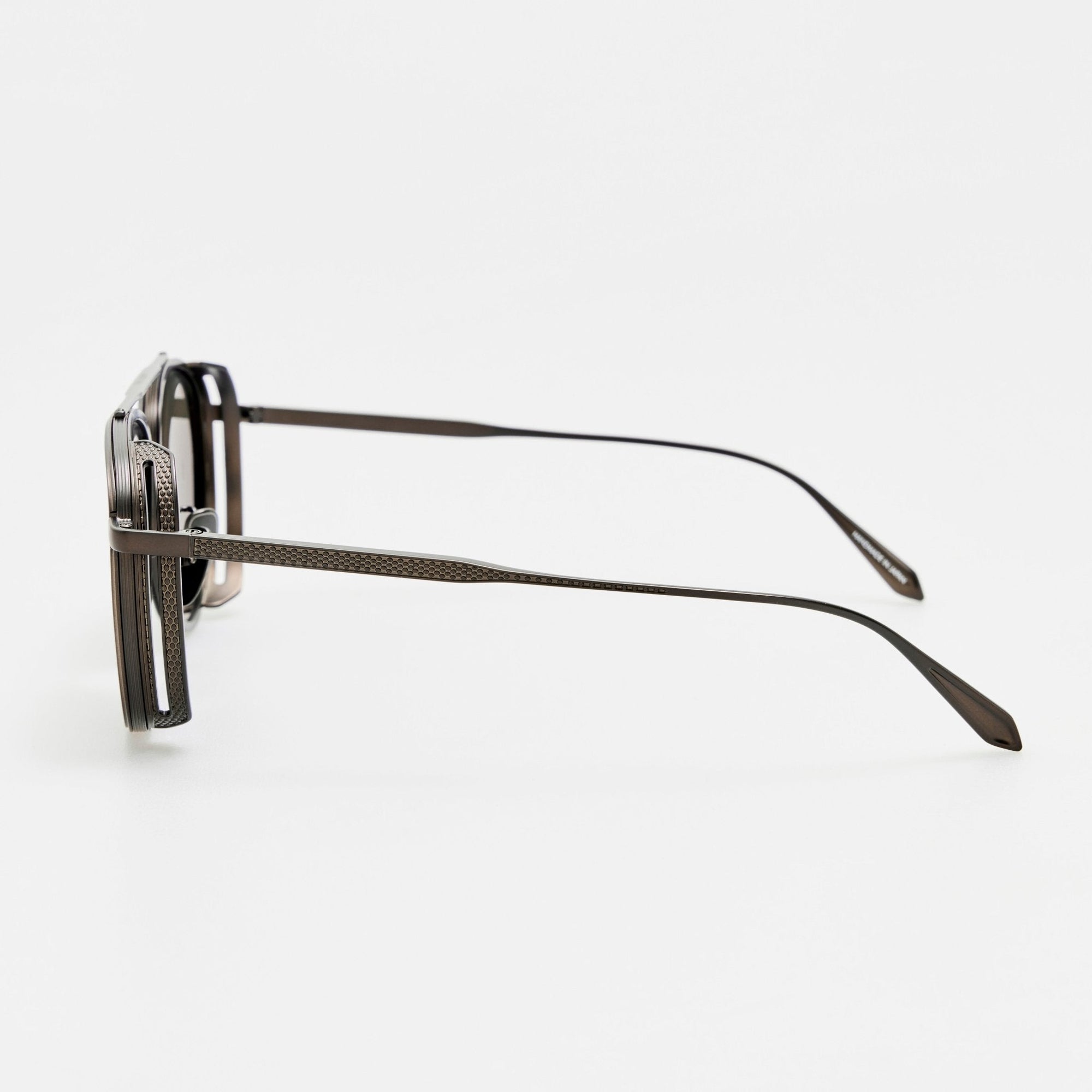 Cortes Sunglasses in Matt Black Nickel