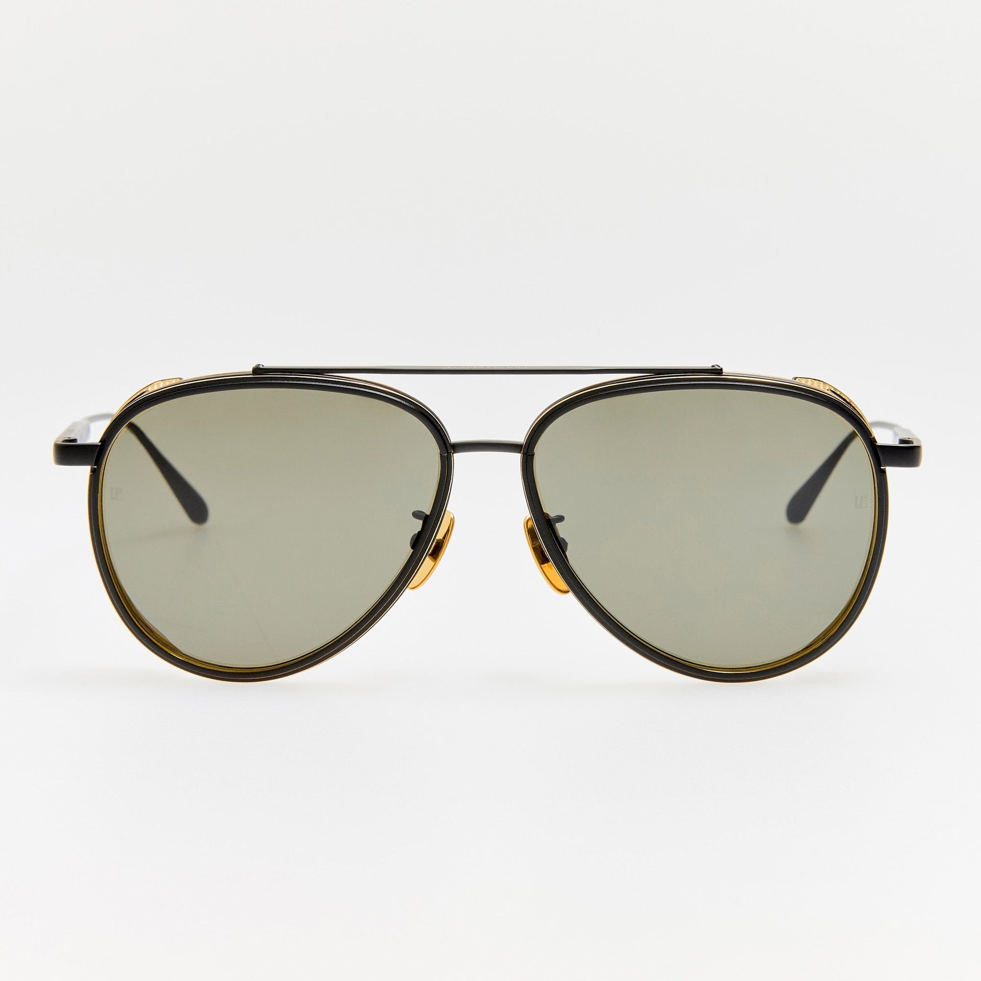 Cortes Explorer Sunglasses in Matt Nickel and 22K Gold