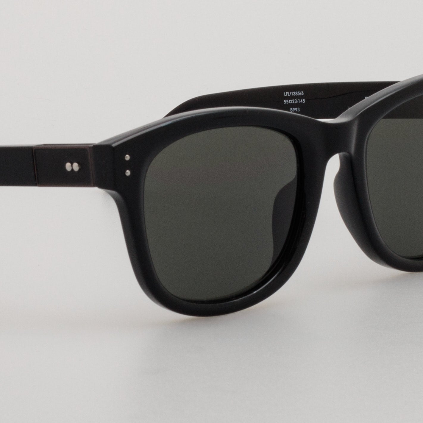 Edson Sunglasses in Black and Nickel