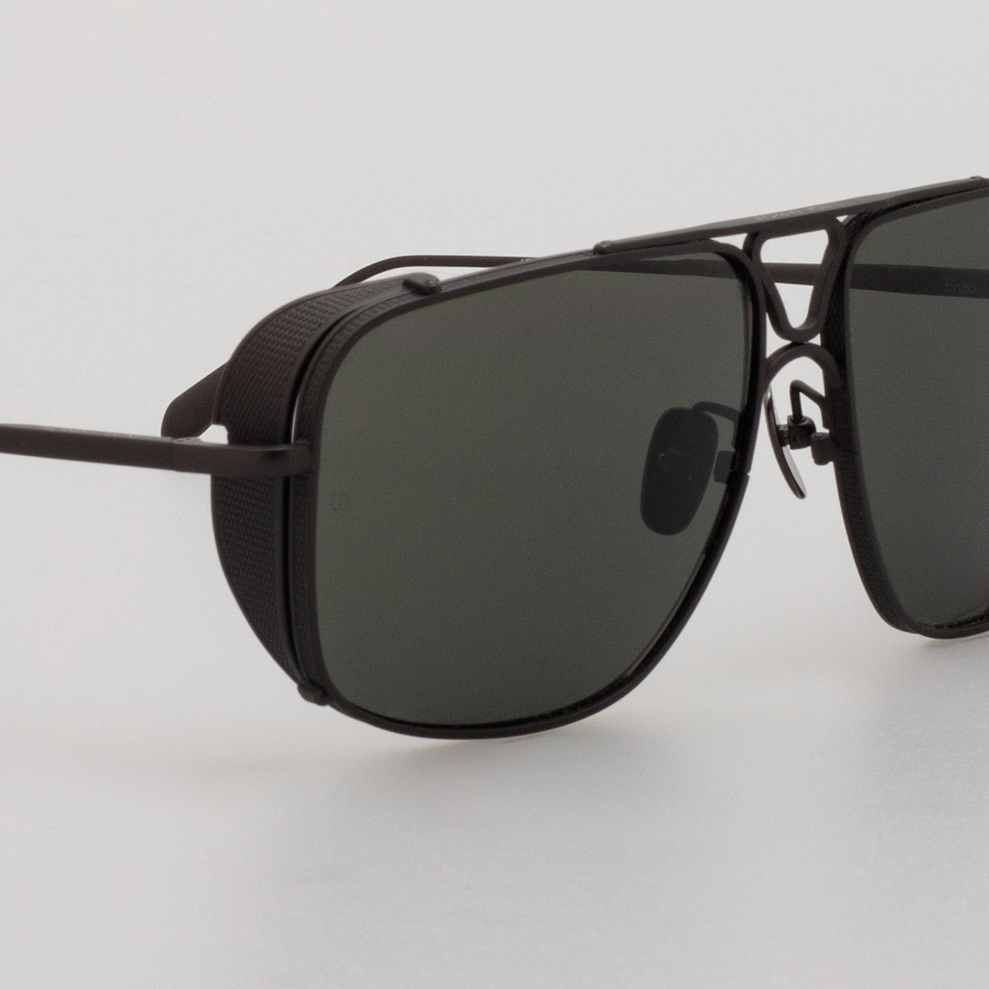 Enzo Sunglasses in Matt Black Nickel