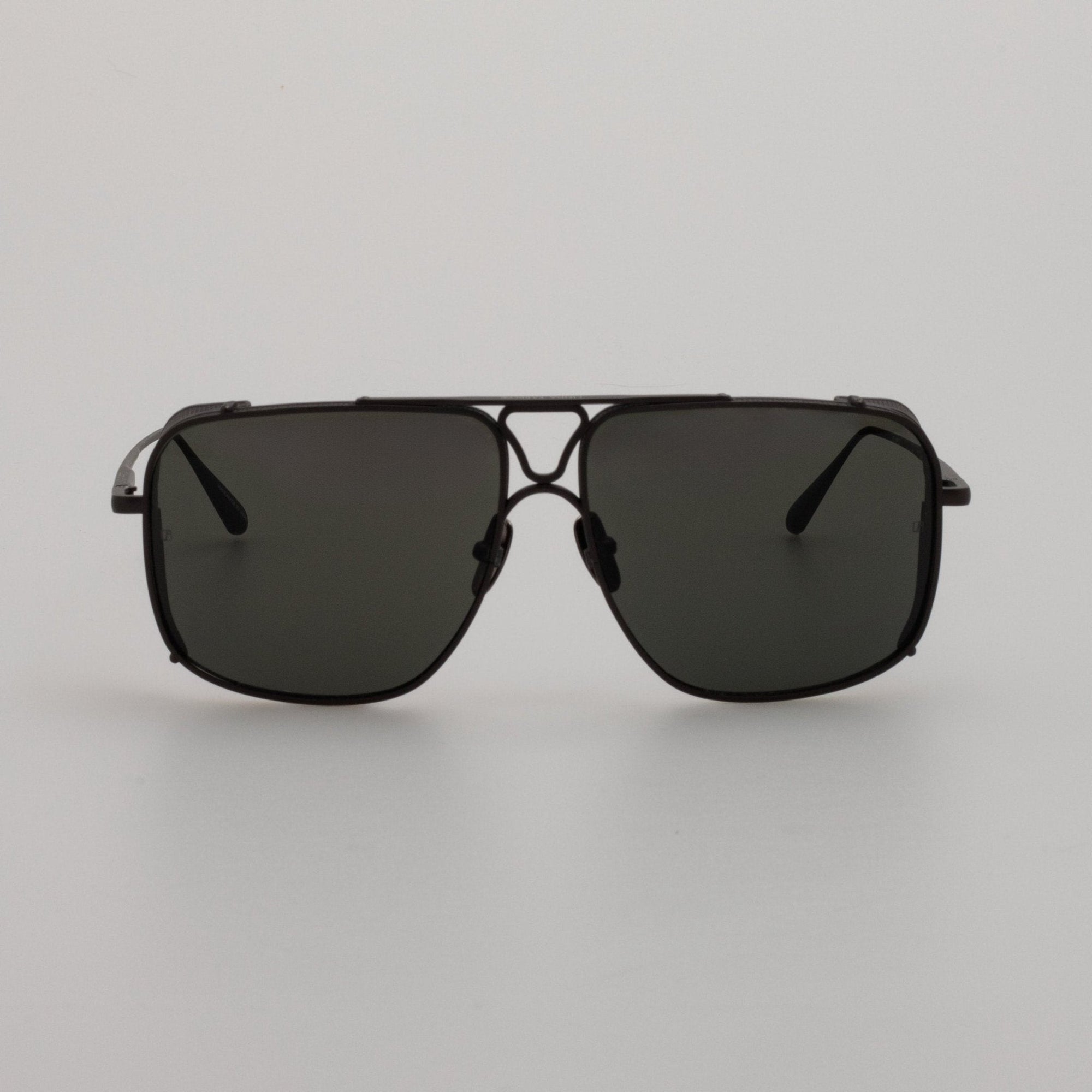 Enzo Sunglasses in Matt Black Nickel