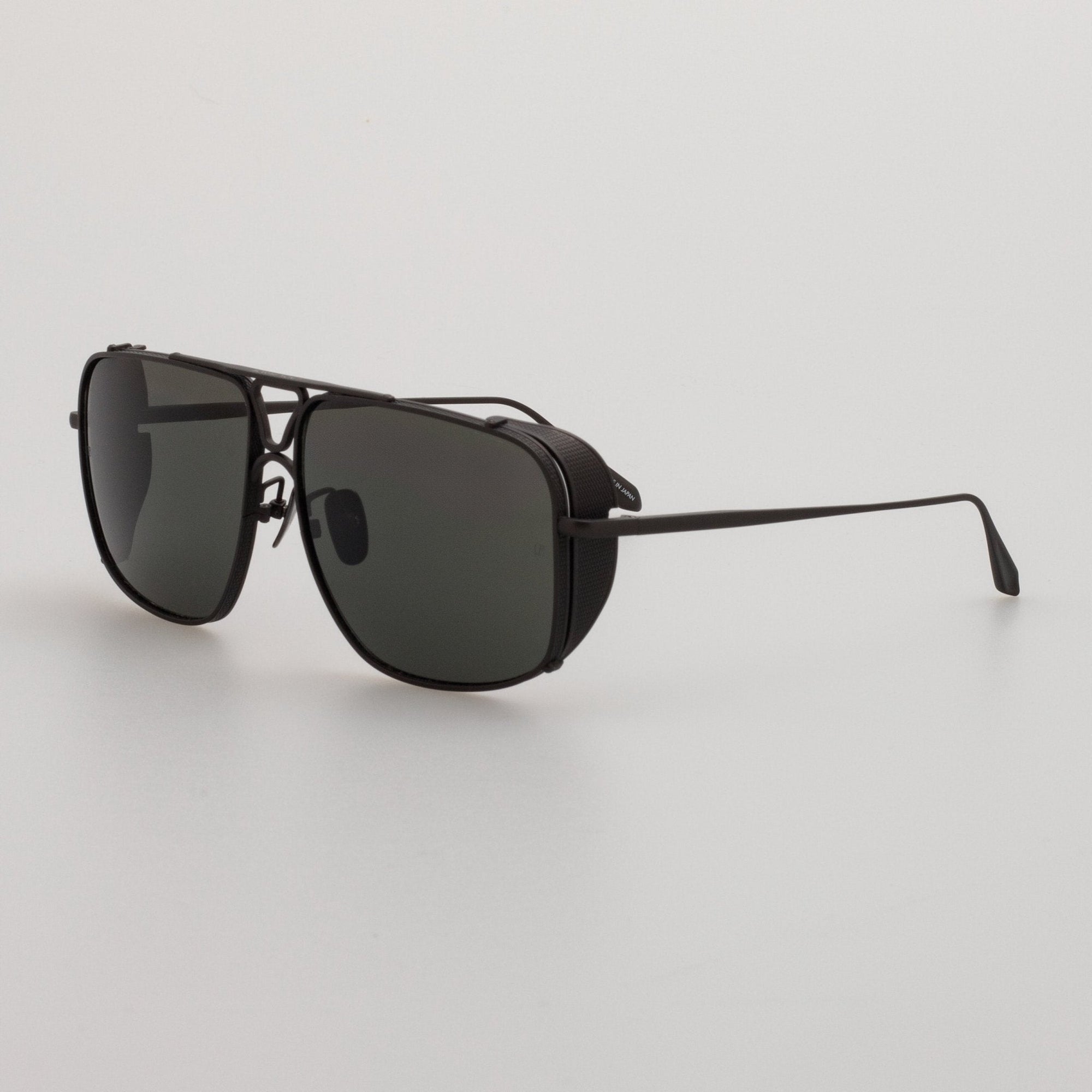 Enzo Sunglasses in Matt Black Nickel