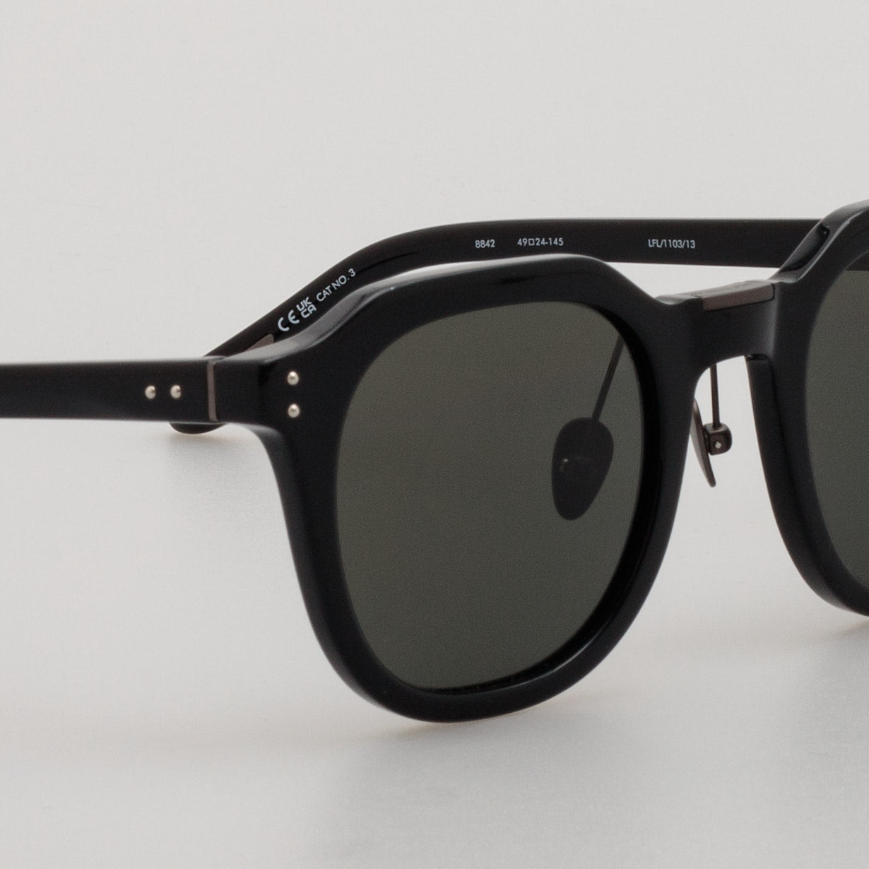 Fletcher Sunglasses in Matt Black Nickel