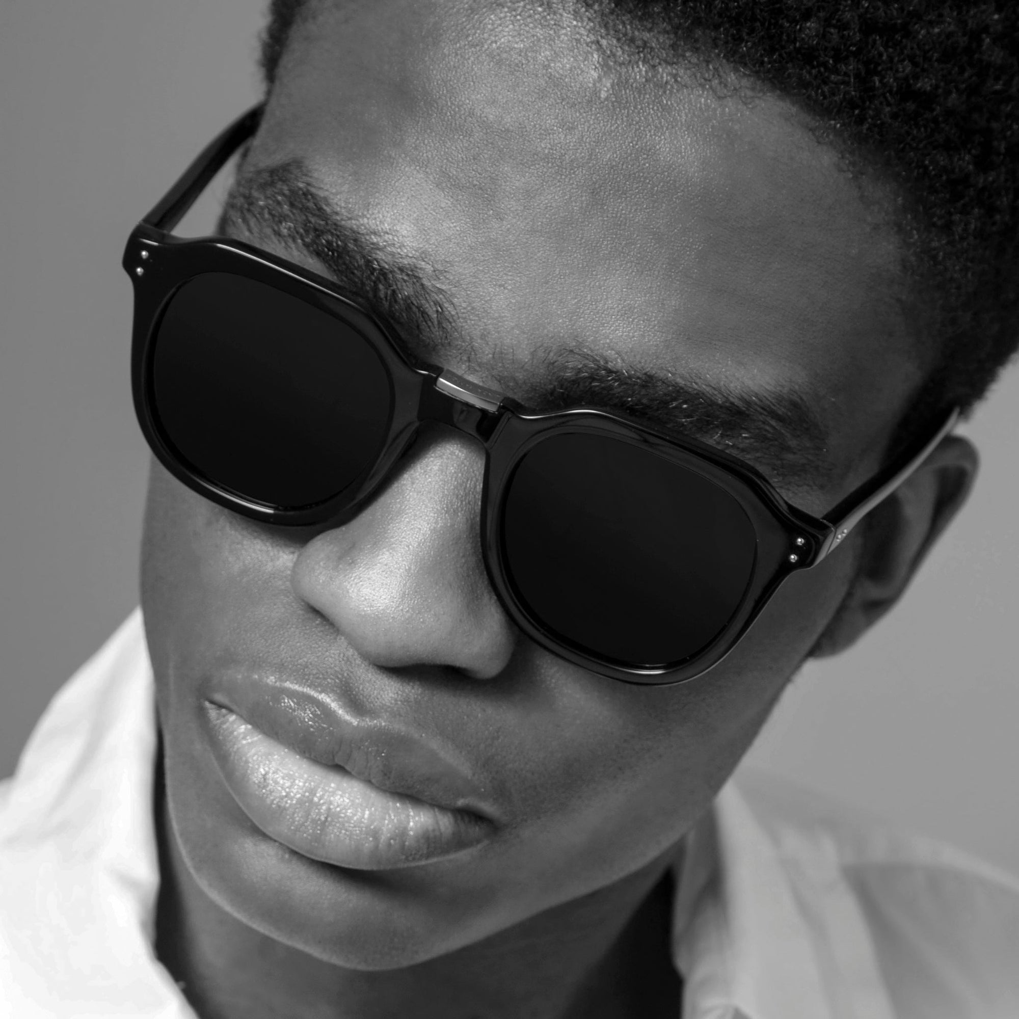 Fletcher Sunglasses in Matt Black Nickel