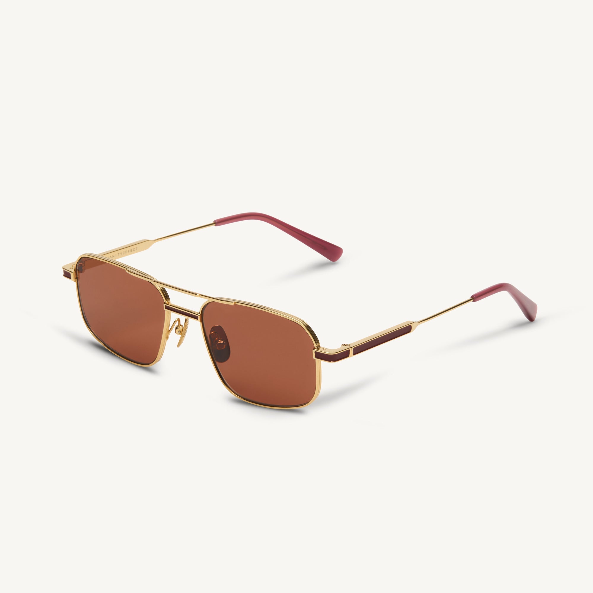 Goldie - Shiny Yellow Gold / Bordeaux
